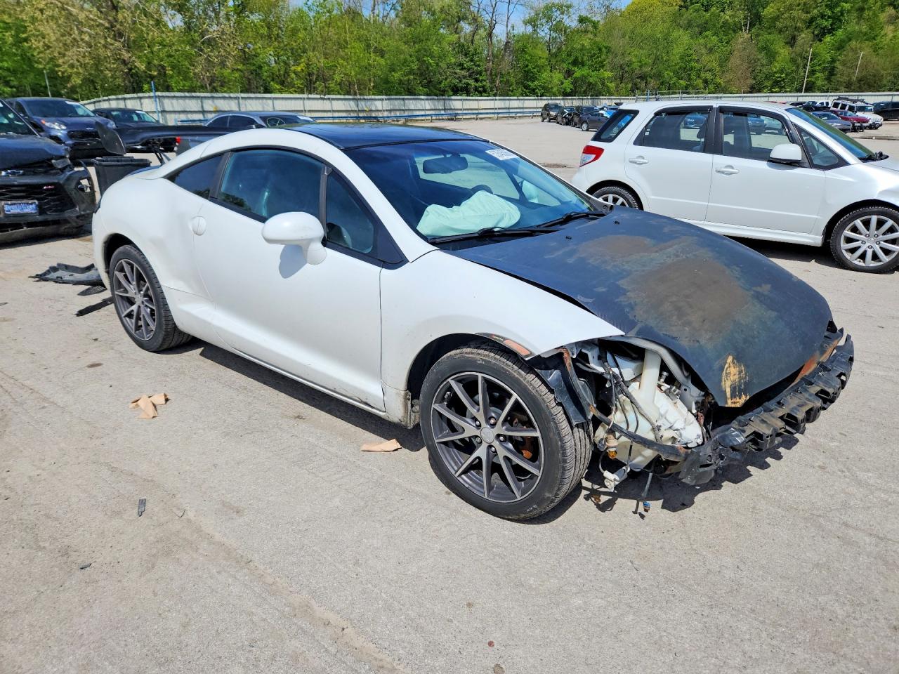 2011 Mitsubishi Eclipse Gs Sport White vin: 4A31K5DF2BE002880