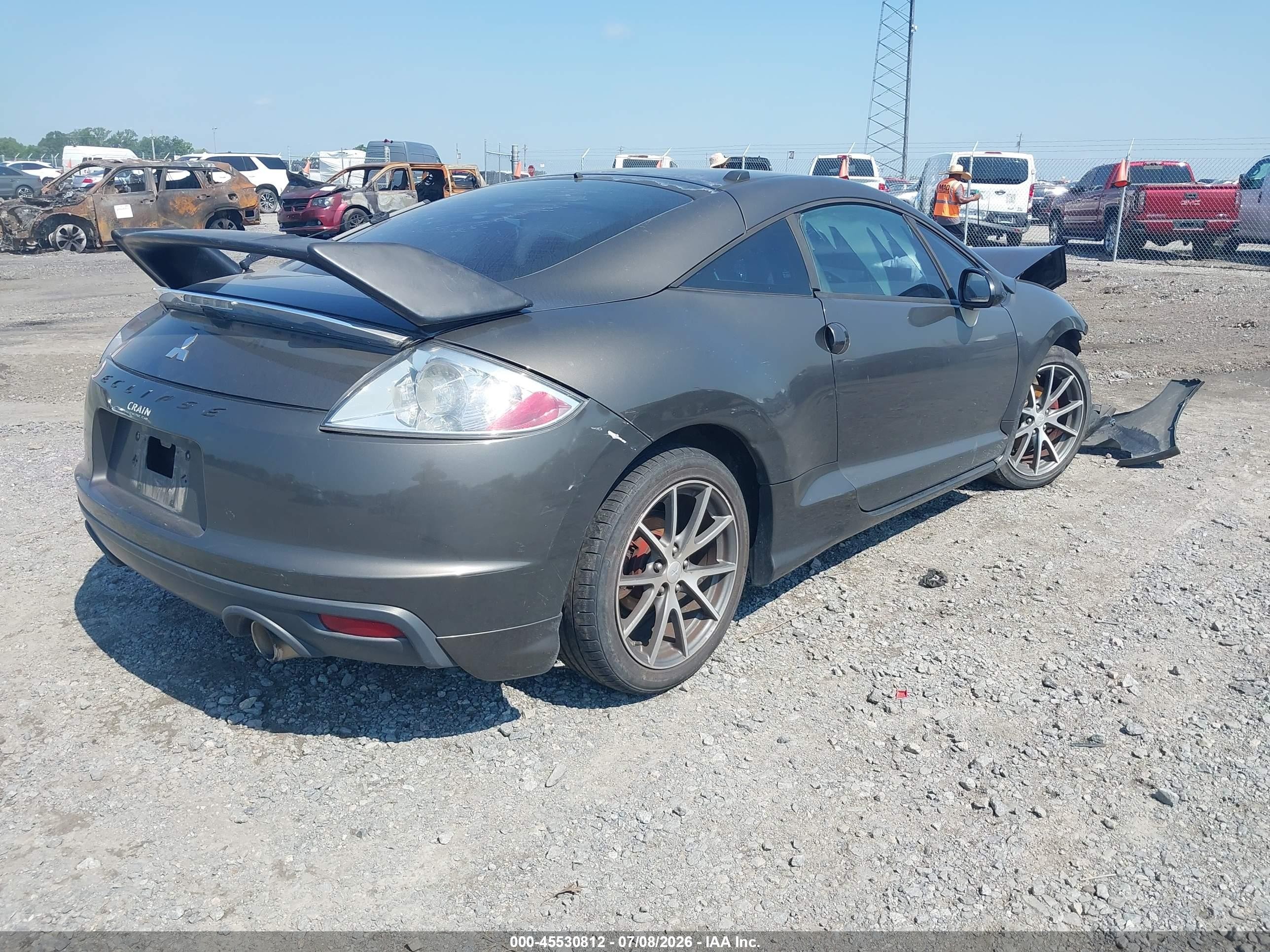 2011 Mitsubishi Eclipse Gs/gs Sport Серый vin: 4A31K5DF2BE003978