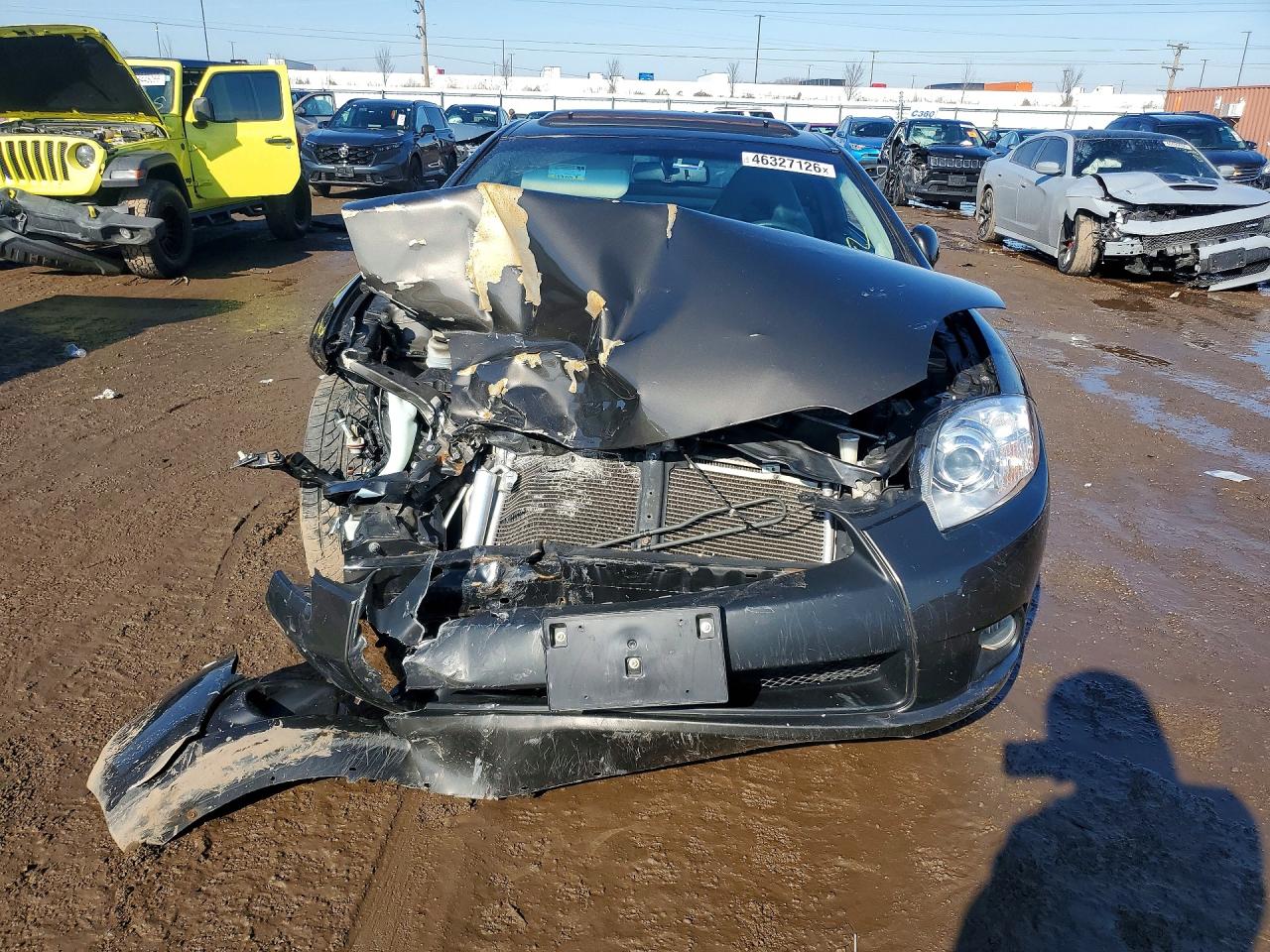 2012 Mitsubishi Eclipse Gs Sport Gray vin: 4A31K5DF4CE008116