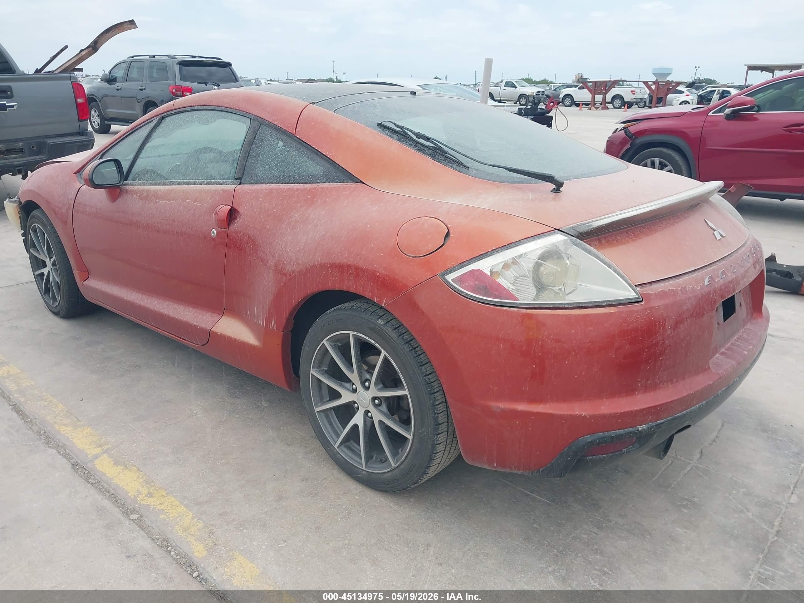 2012 Mitsubishi Eclipse Gs/gs Sport/se Orange vin: 4A31K5DF5CE004043