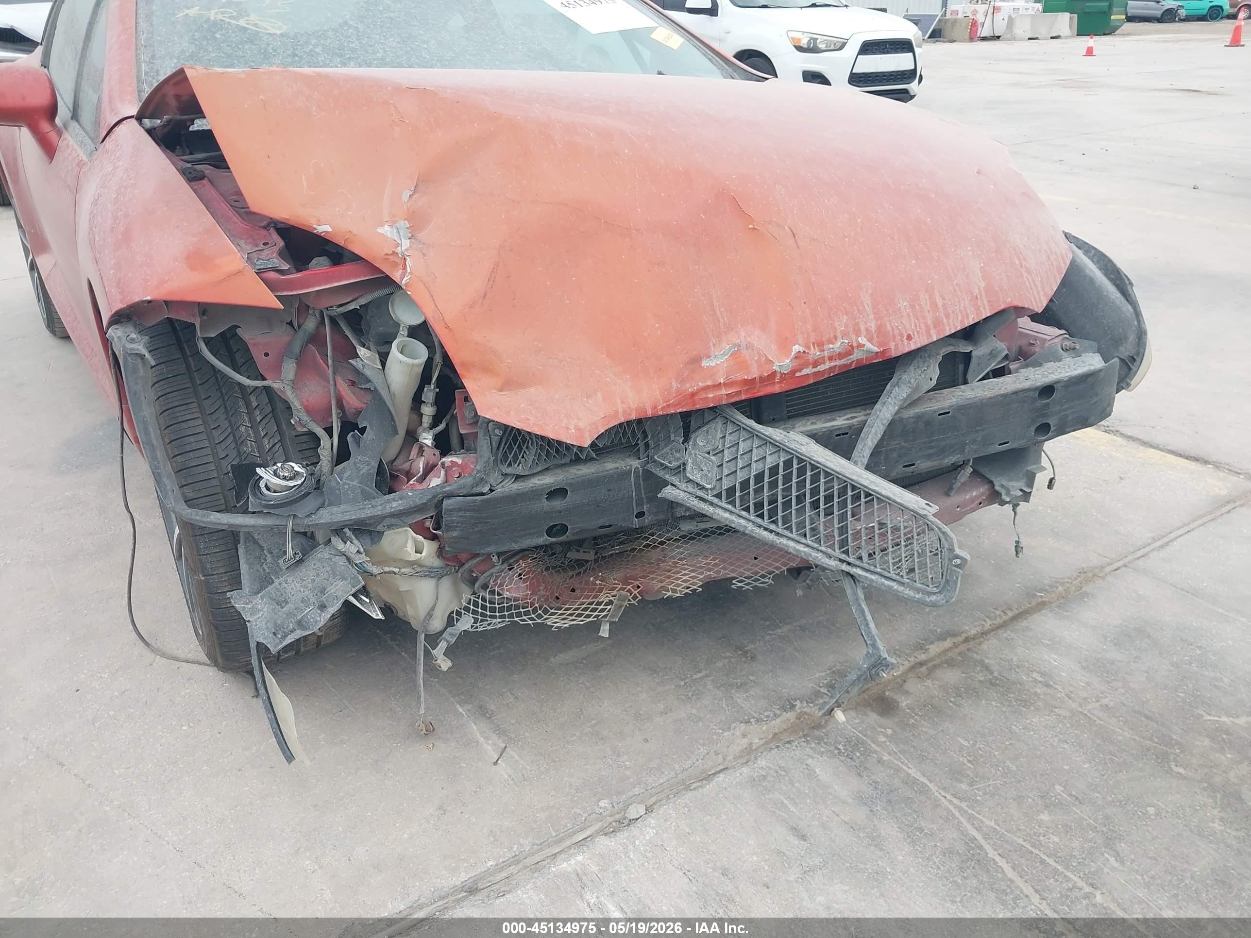 2012 Mitsubishi Eclipse Gs/gs Sport/se Orange vin: 4A31K5DF5CE004043