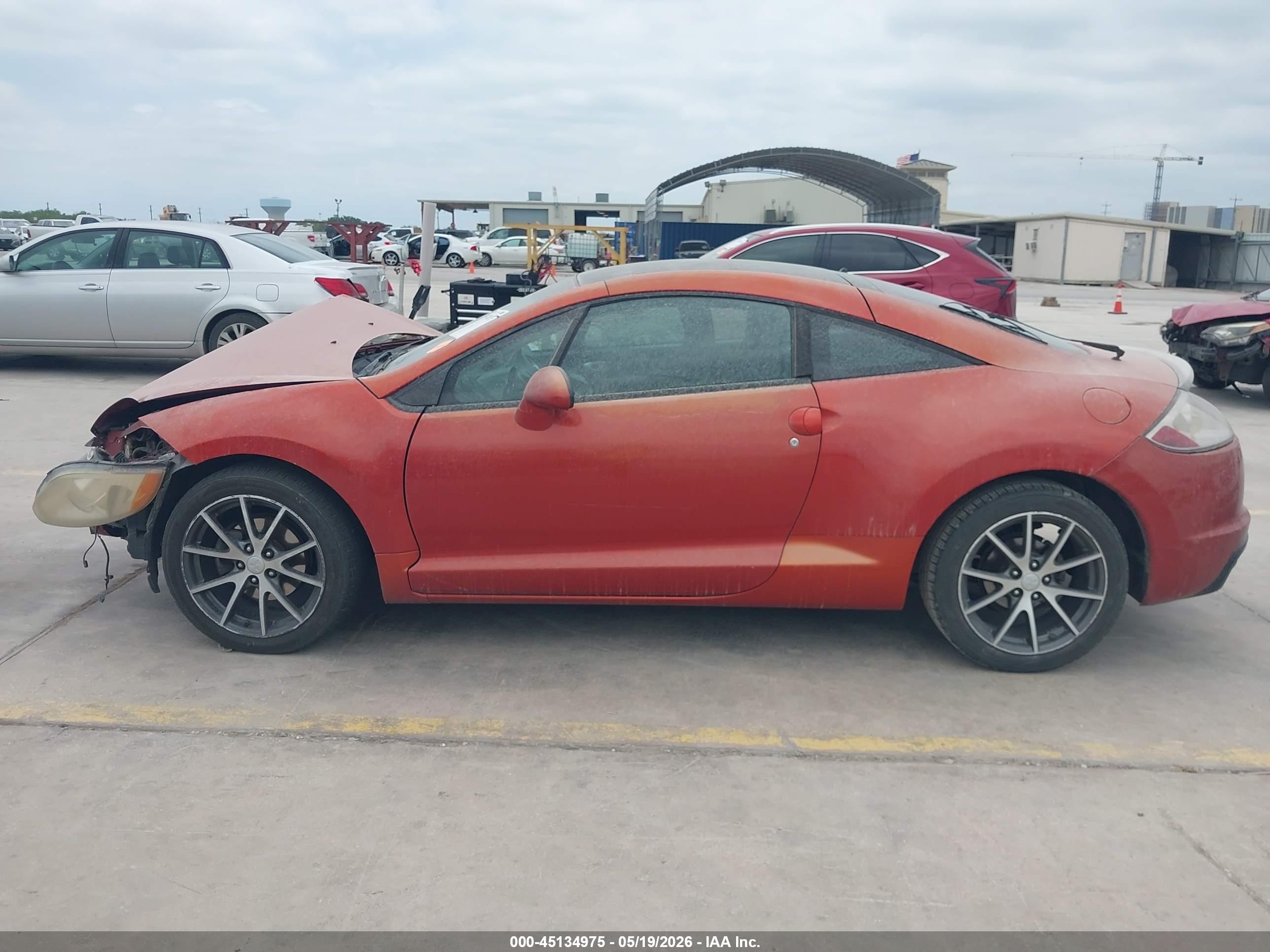 2012 Mitsubishi Eclipse Gs/gs Sport/se Orange vin: 4A31K5DF5CE004043