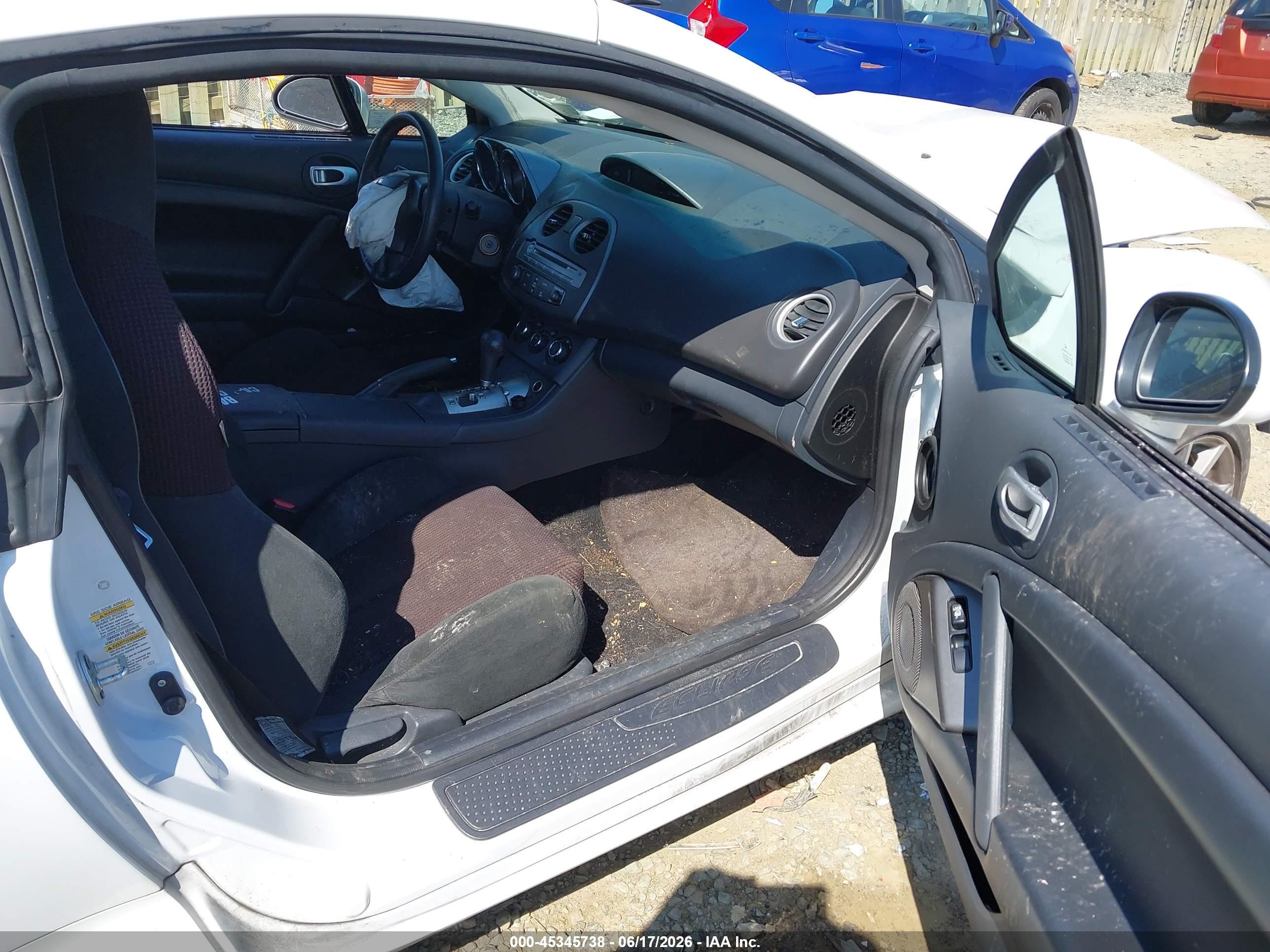 2012 Mitsubishi Eclipse Gs/gs Sport/se White vin: 4A31K5DF5CE007573