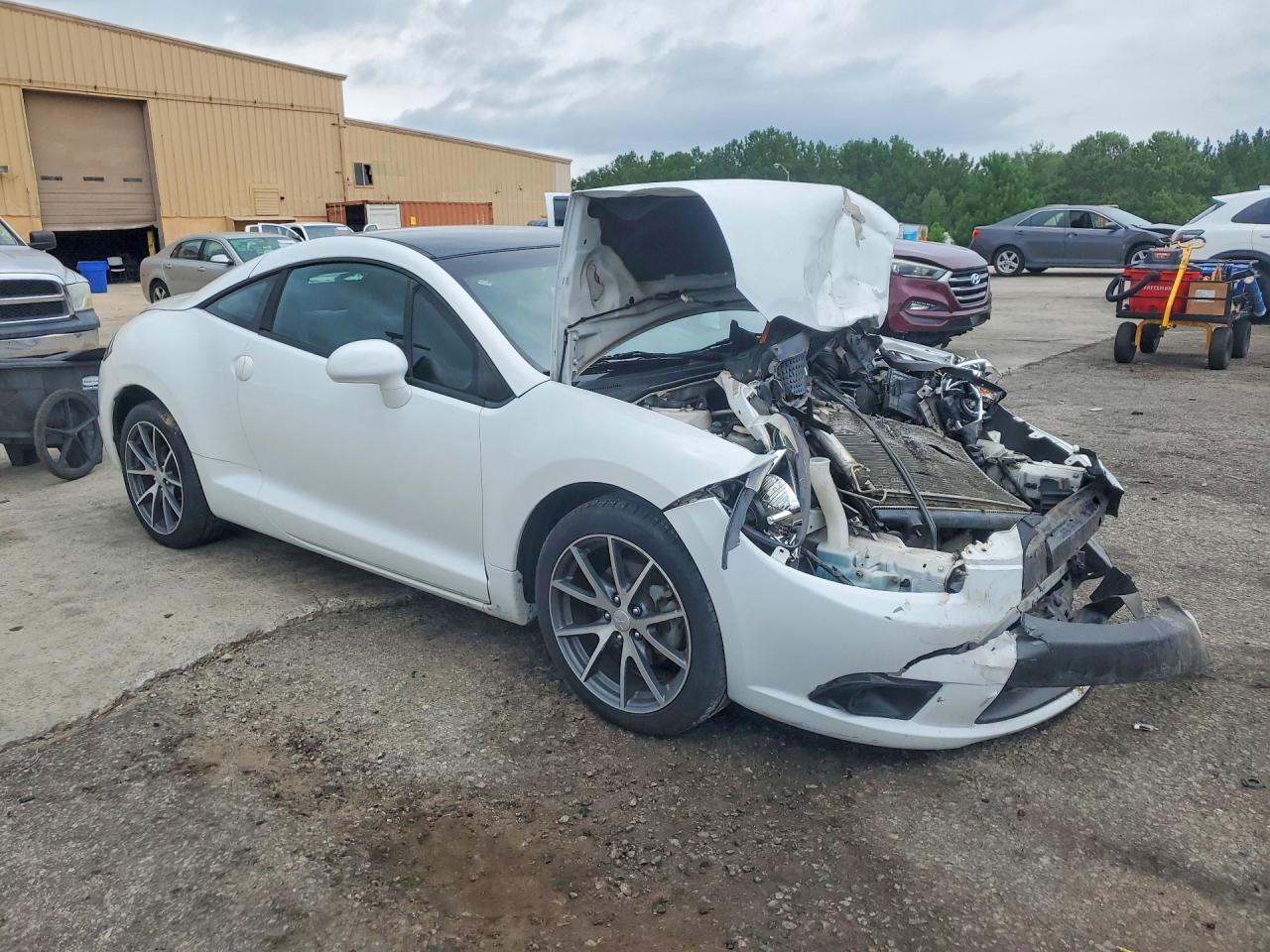 2012 Mitsubishi Eclipse Gs Sport White vin: 4A31K5DF7CE004528
