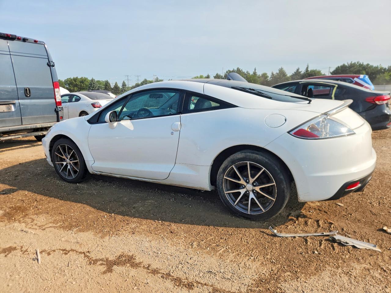 2011 Mitsubishi Eclipse Gs Sport White vin: 4A31K5DF9BE002679