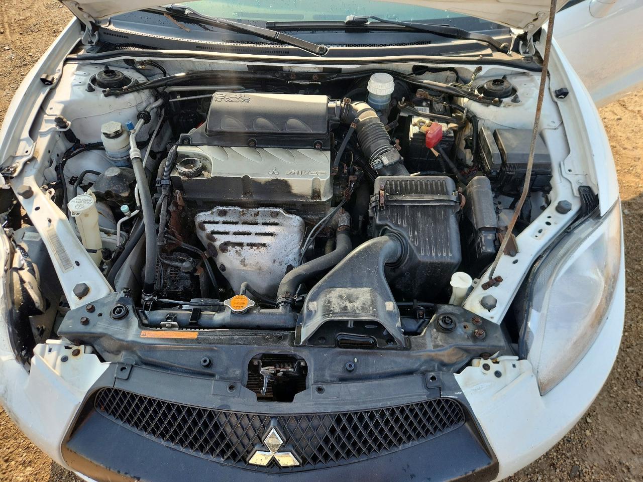 2011 Mitsubishi Eclipse Gs Sport White vin: 4A31K5DF9BE002679