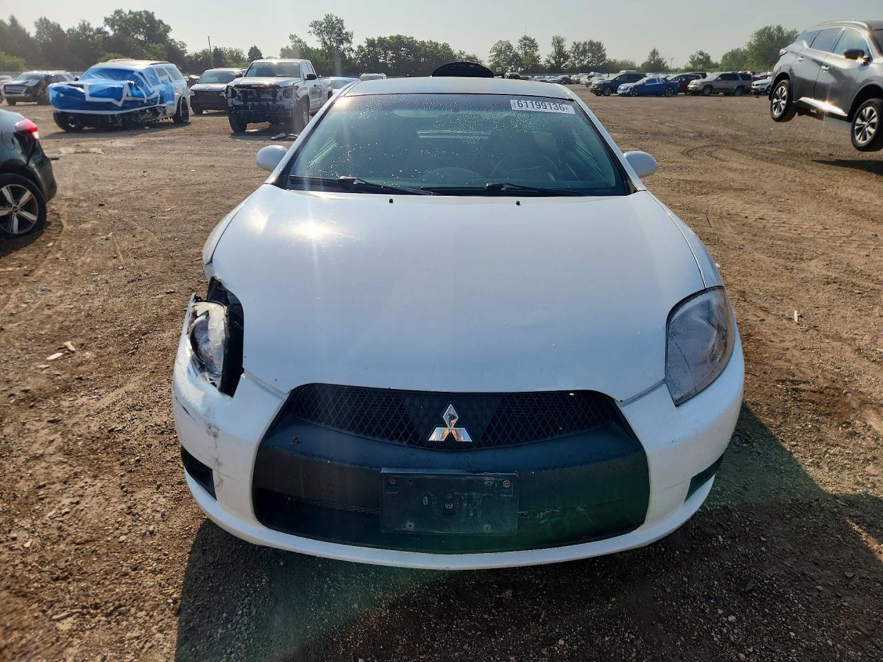 2011 Mitsubishi Eclipse Gs Sport White vin: 4A31K5DF9BE002679