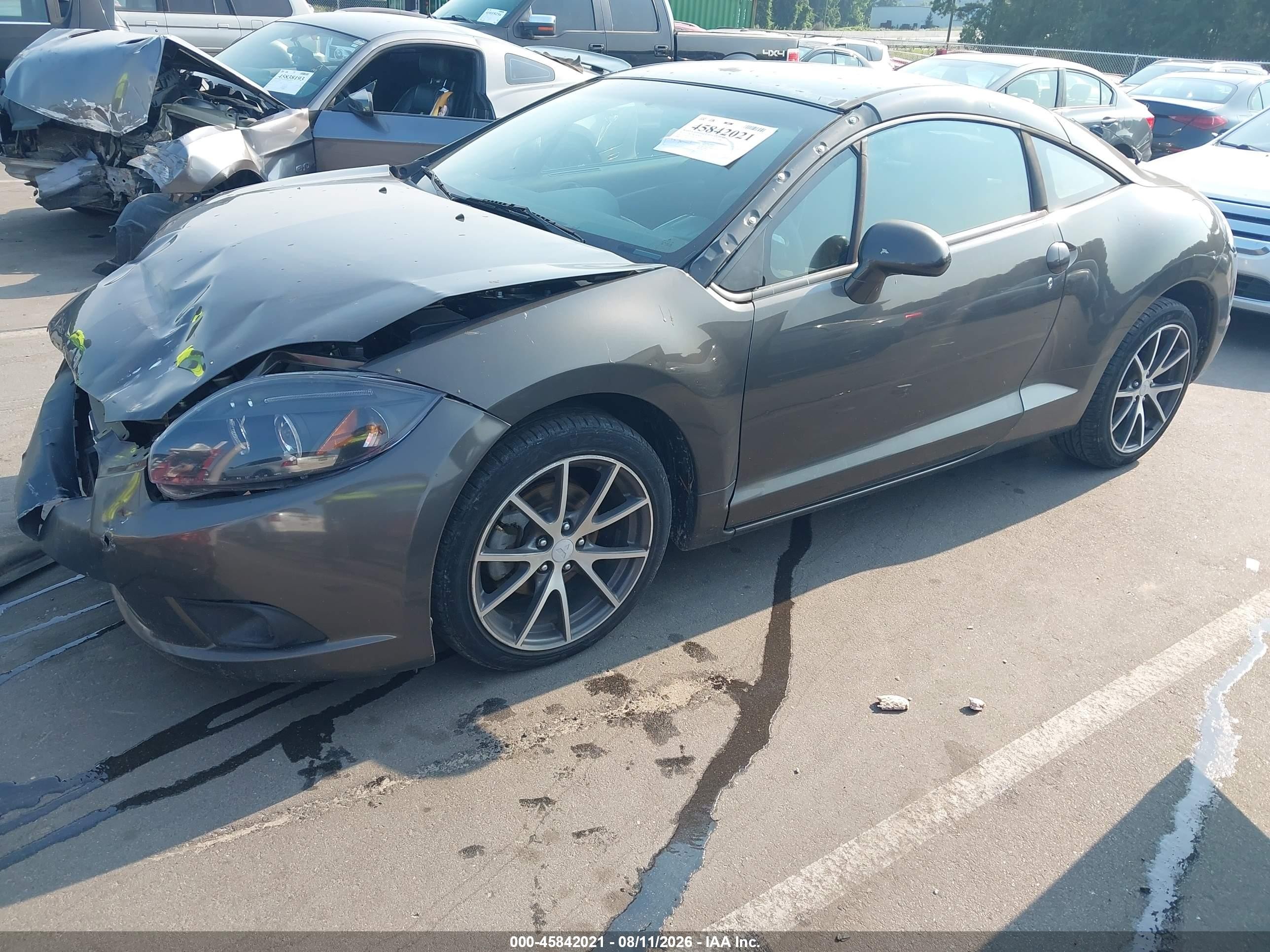 2011 Mitsubishi Eclipse Gs/gs Sport Gray vin: 4A31K5DFXBE001038