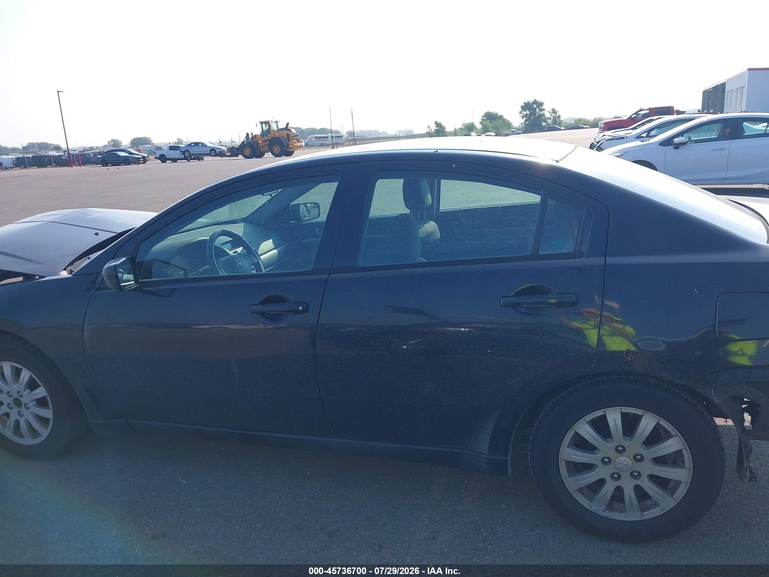 2012 Mitsubishi Galant Fe Black vin: 4A32B2FF0CE021977