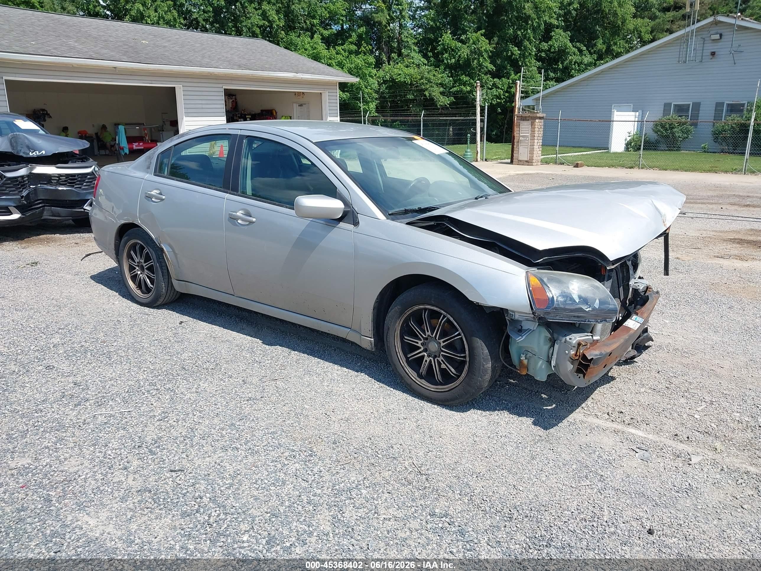 2011 Mitsubishi Galant Fe Silver vin: 4A32B2FF1BE011344