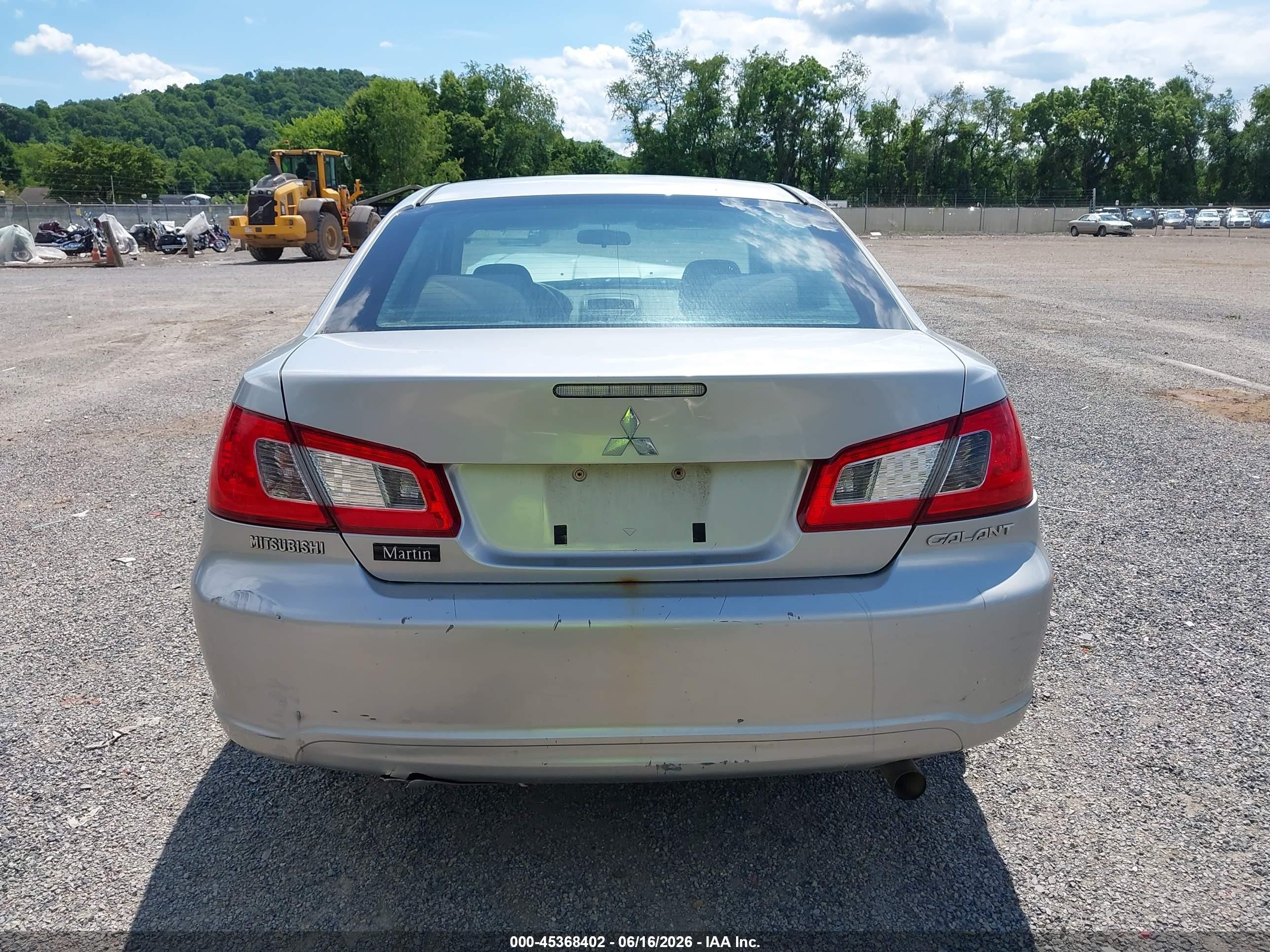 2011 Mitsubishi Galant Fe Silver vin: 4A32B2FF1BE011344