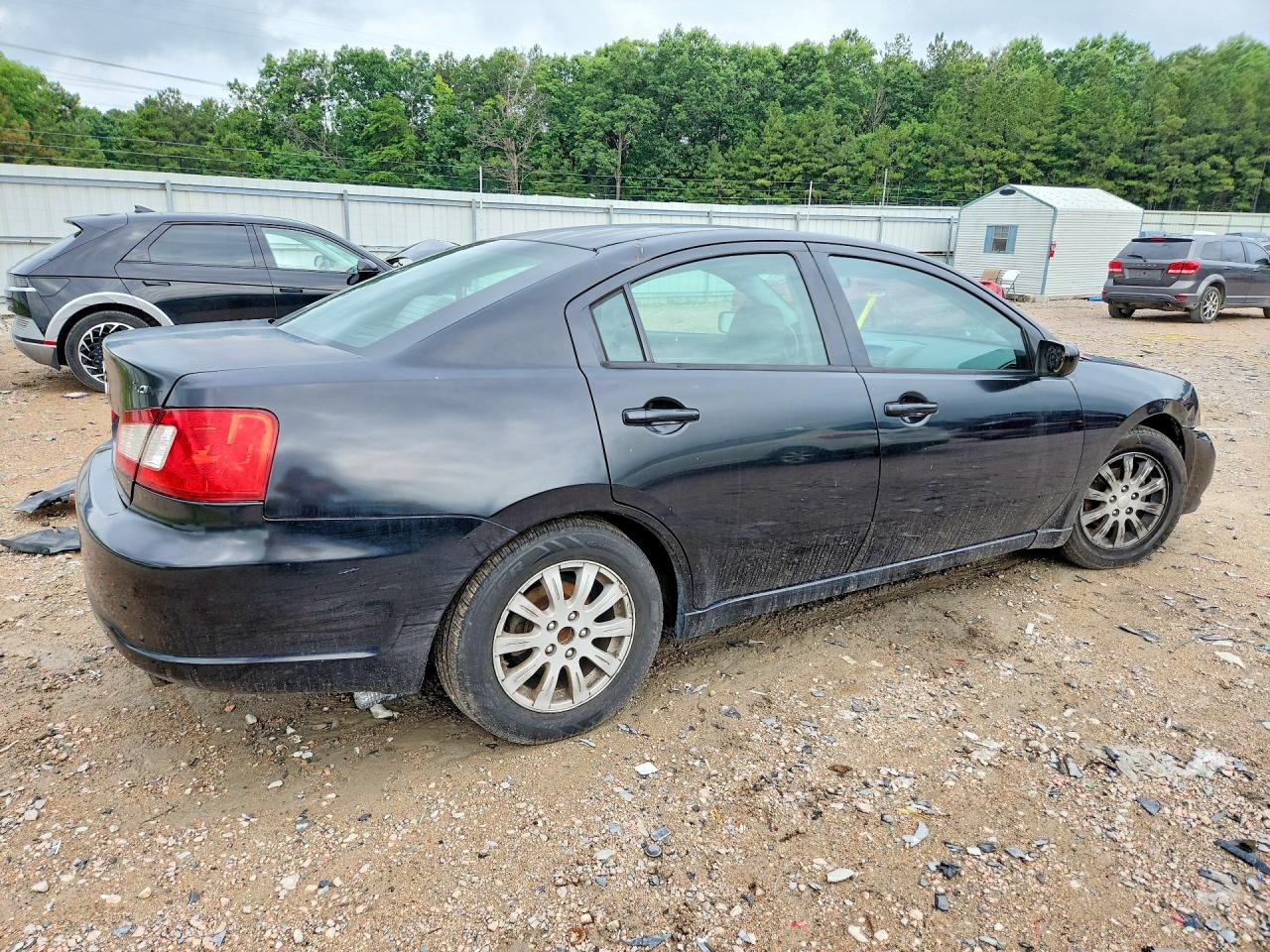 2011 Mitsubishi Galant Fe Black vin: 4A32B2FF3BE020143