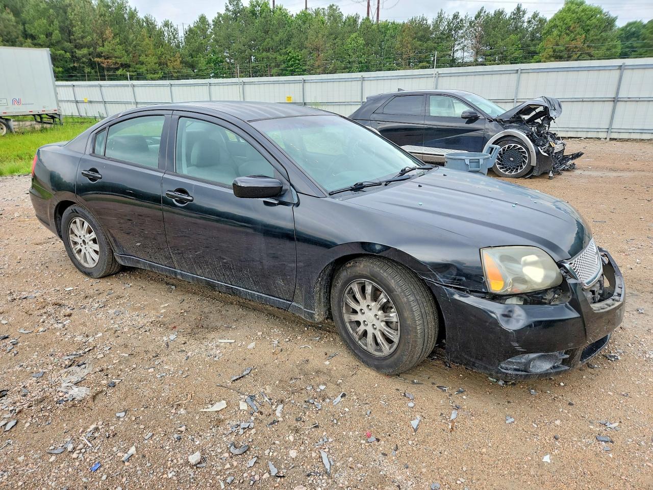 2011 Mitsubishi Galant Fe Black vin: 4A32B2FF3BE020143