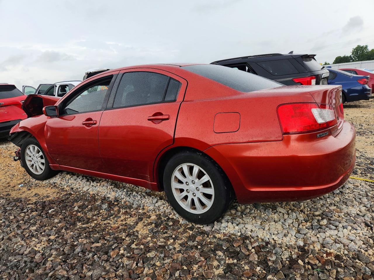 2011 Mitsubishi Galant Fe Красный vin: 4A32B2FF4BE018899