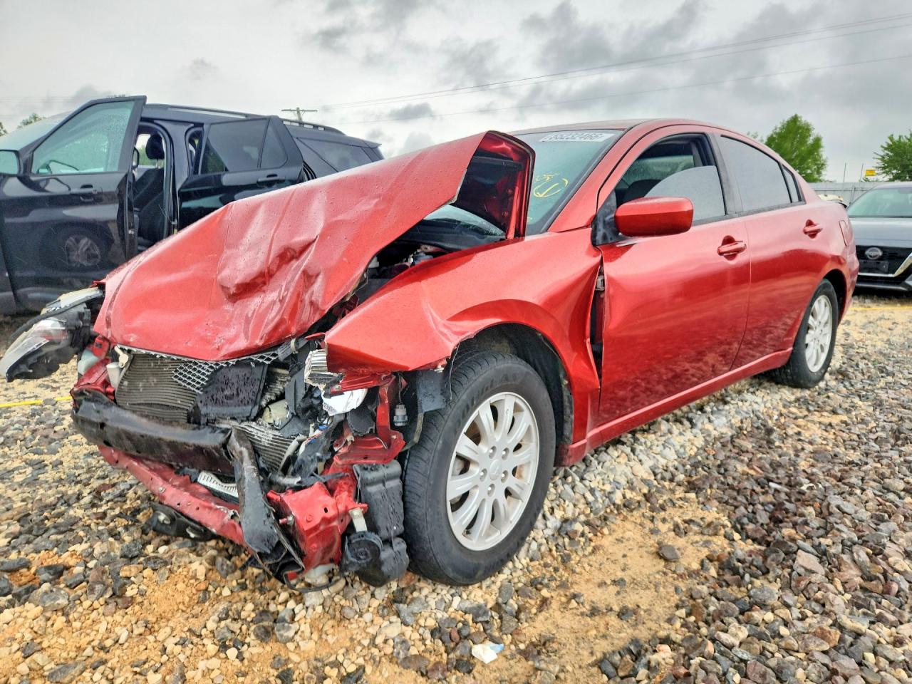 2011 Mitsubishi Galant Fe Red vin: 4A32B2FF4BE018899