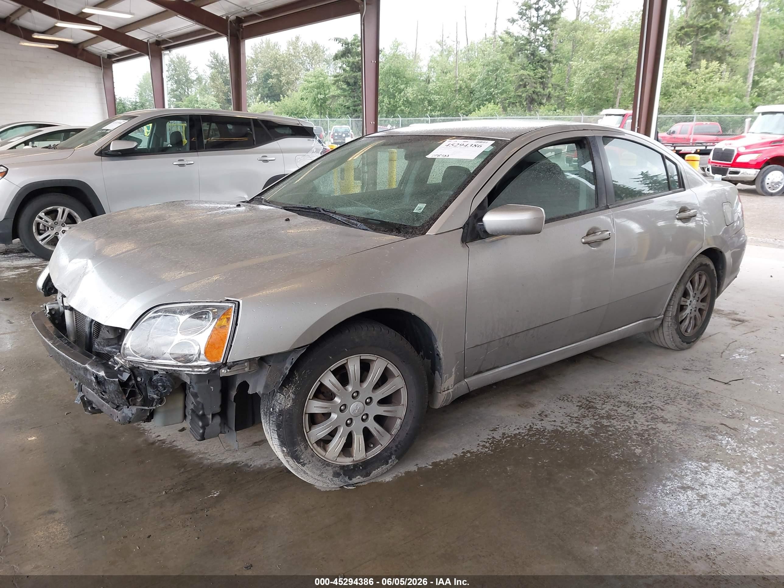2012 Mitsubishi Galant Fe Silver vin: 4A32B2FF4CE022906