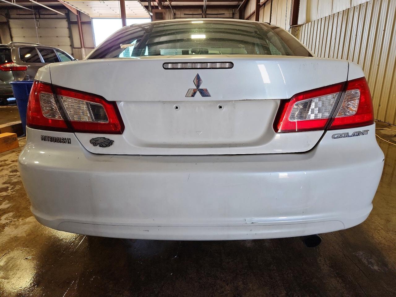 2010 Mitsubishi Galant Fe White vin: 4A32B2FF5AE014827