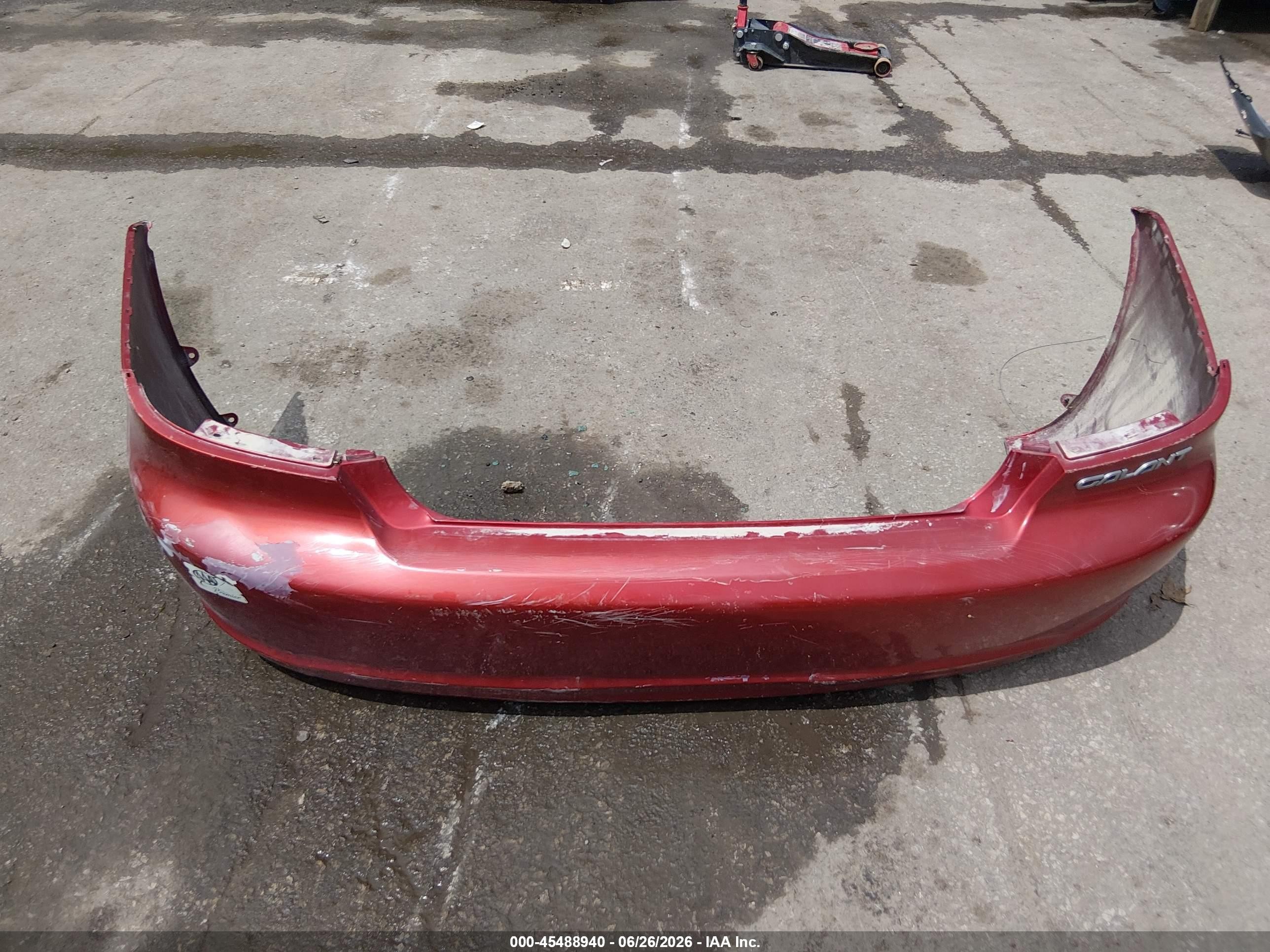 2011 Mitsubishi Galant Fe Красный vin: 4A32B2FF5BE028437