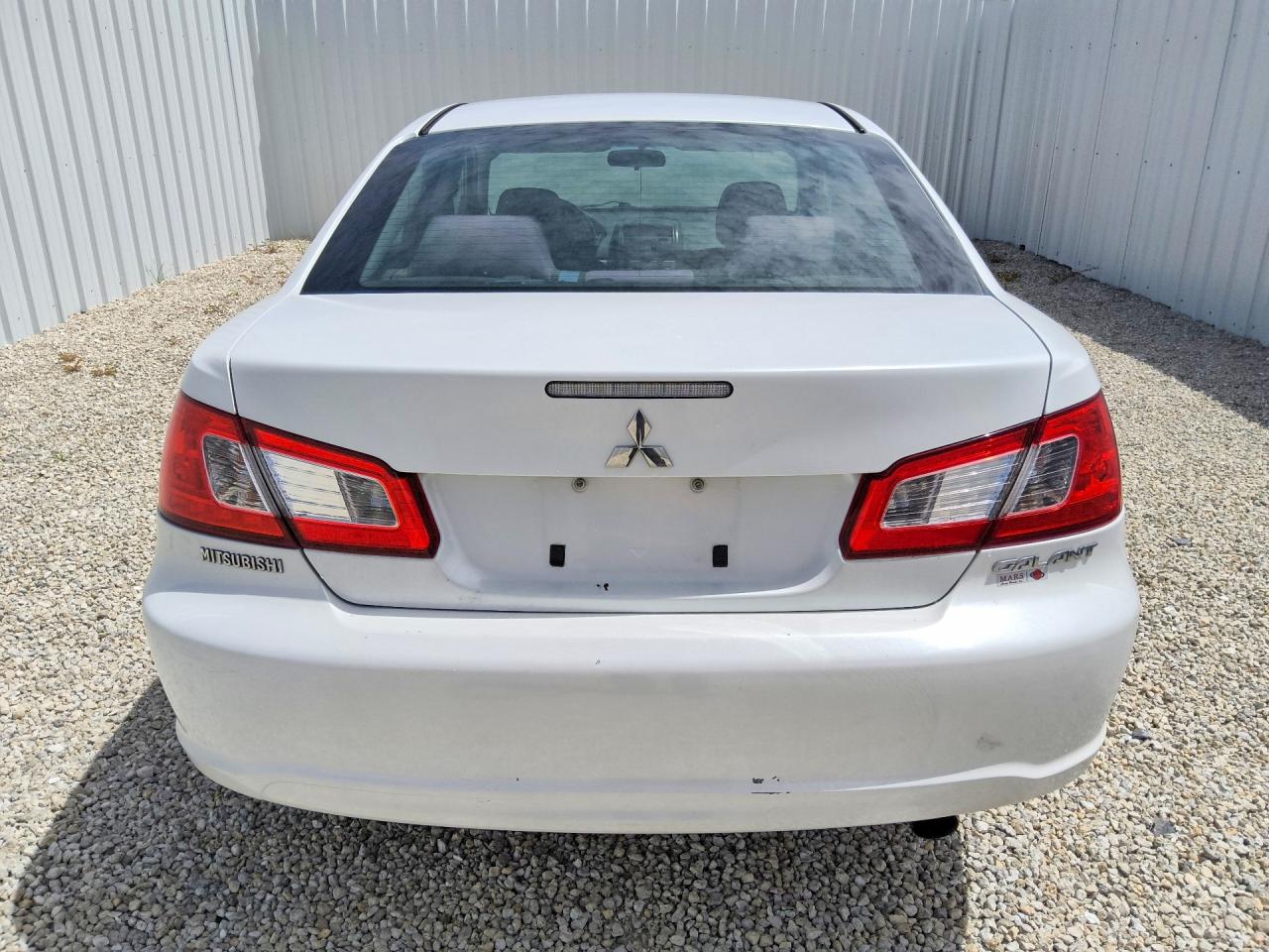 2012 Mitsubishi Galant Fe White vin: 4A32B2FF5CE020579