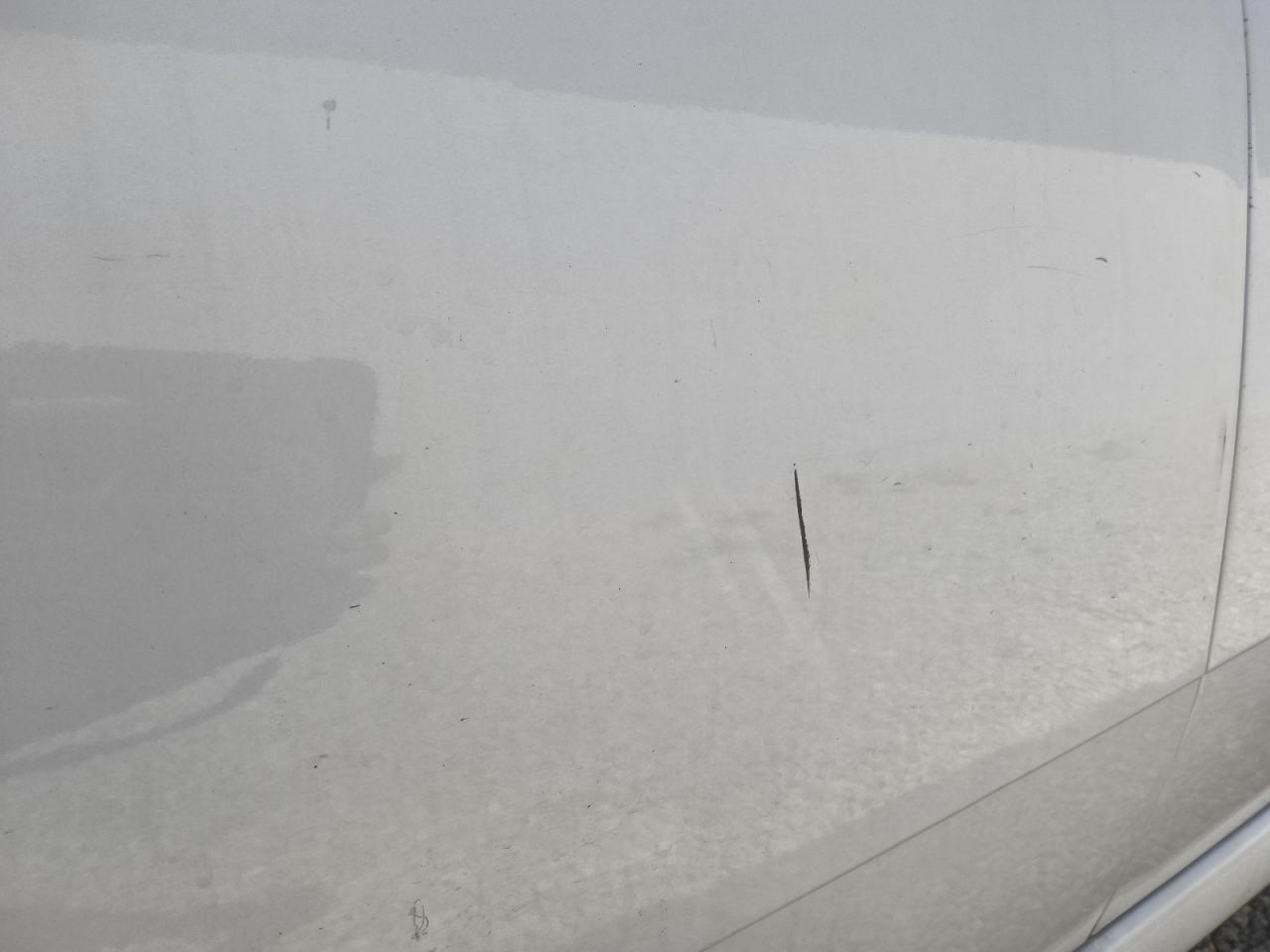 2012 Mitsubishi Galant Fe White vin: 4A32B2FF5CE020579 Damage: Left Front Door, Heavy Scratch, 1 To 2 Inches