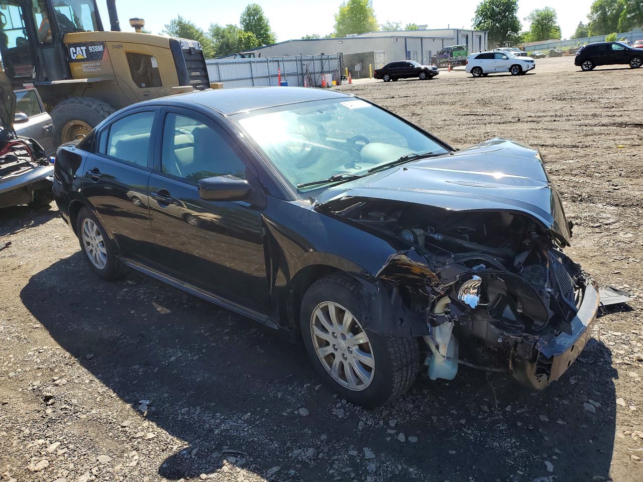 2010 Mitsubishi Galant Fe Black vin: 4A32B2FF6AE003299
