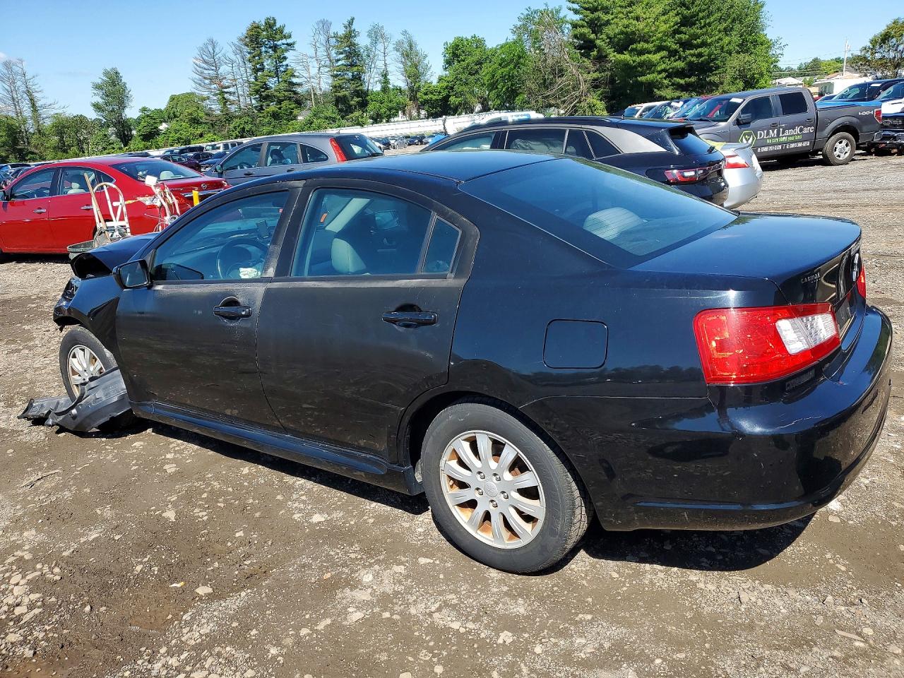 2010 Mitsubishi Galant Fe Black vin: 4A32B2FF6AE003299