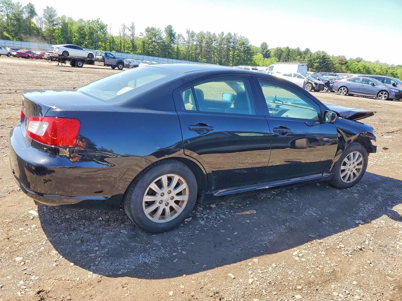 2010 Mitsubishi Galant Fe Black vin: 4A32B2FF6AE003299