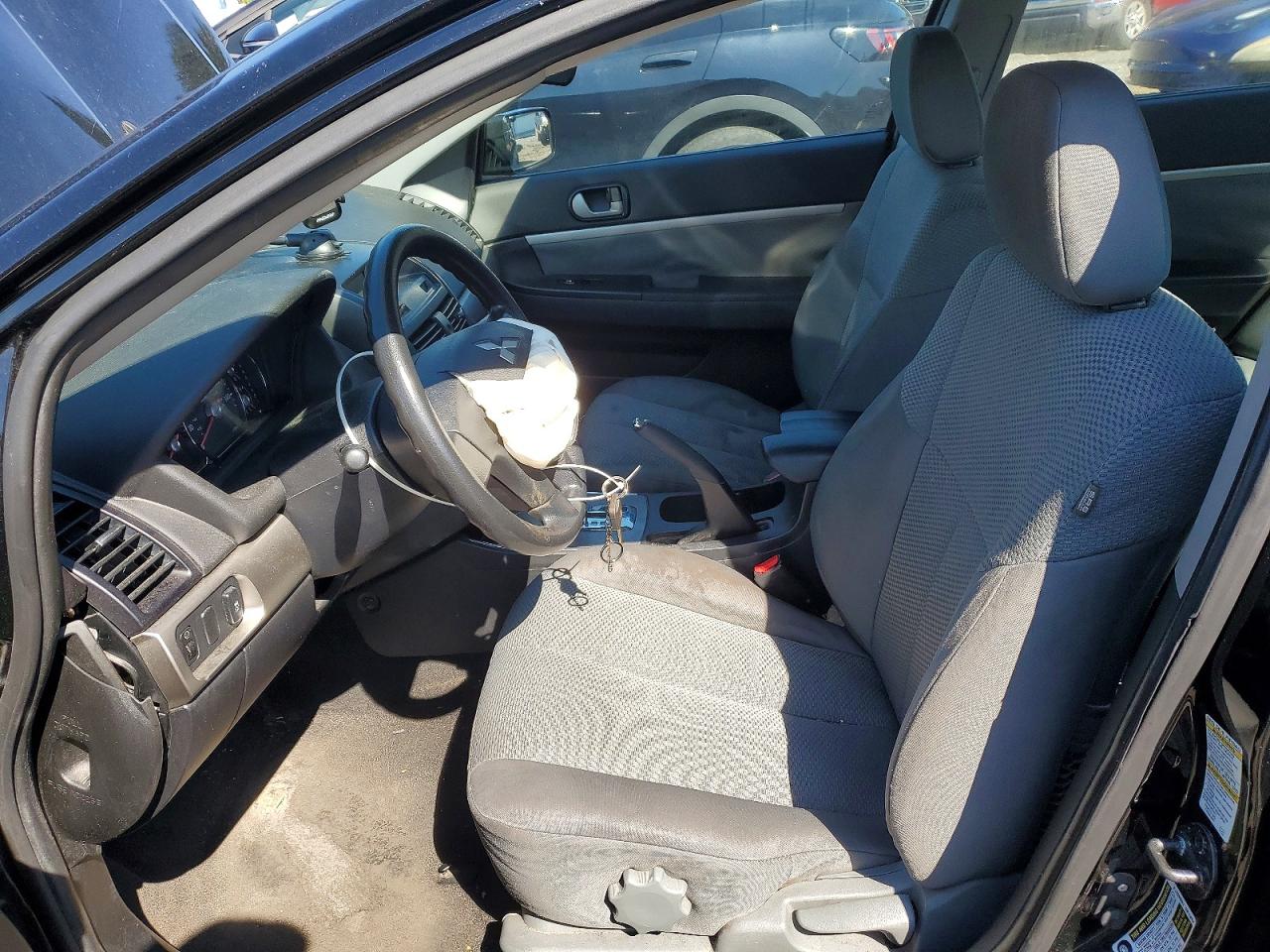 2010 Mitsubishi Galant Fe Black vin: 4A32B2FF6AE003299