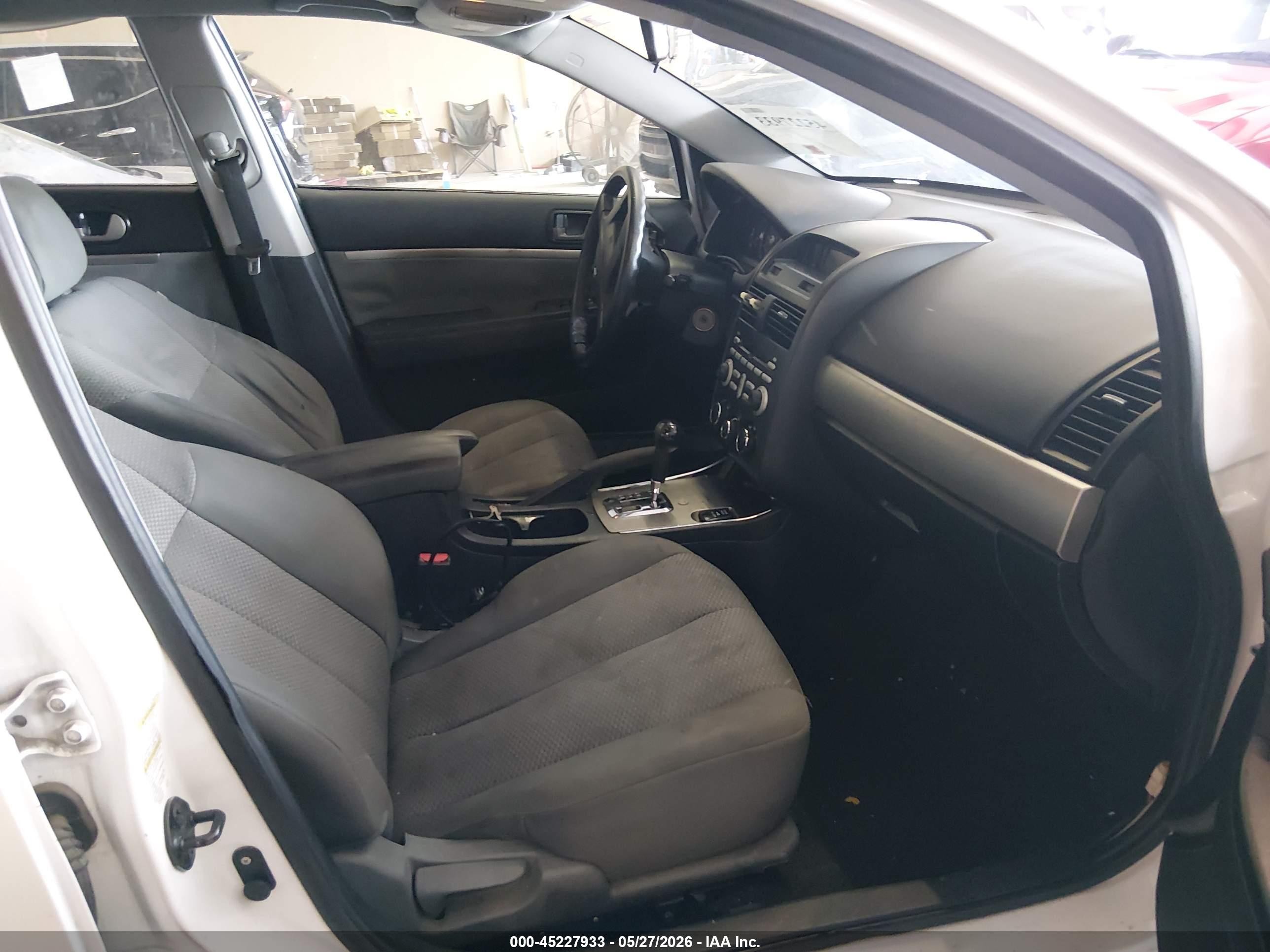 2010 Mitsubishi Galant Fe White vin: 4A32B2FF6AE004355