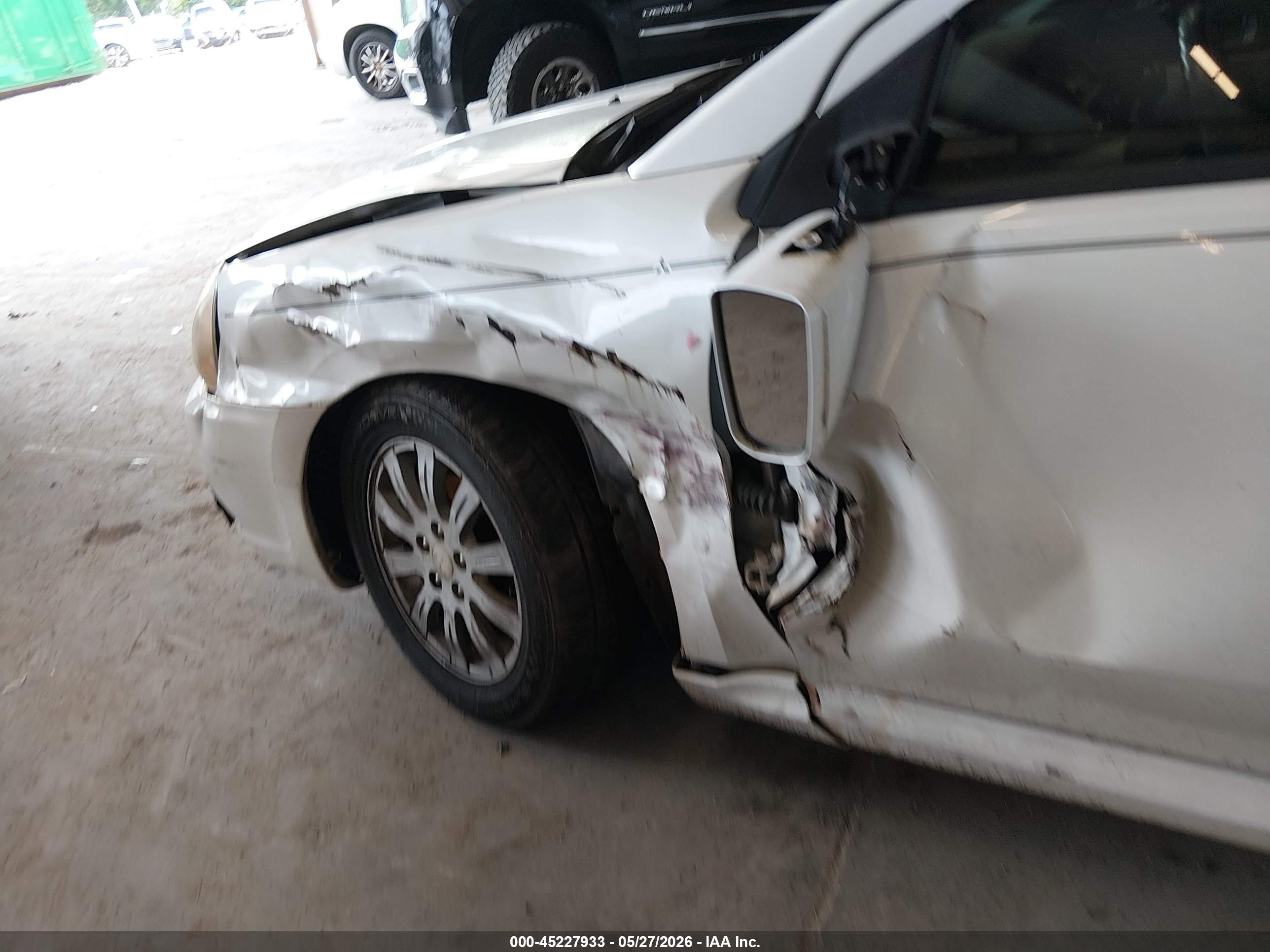 2010 Mitsubishi Galant Fe White vin: 4A32B2FF6AE004355