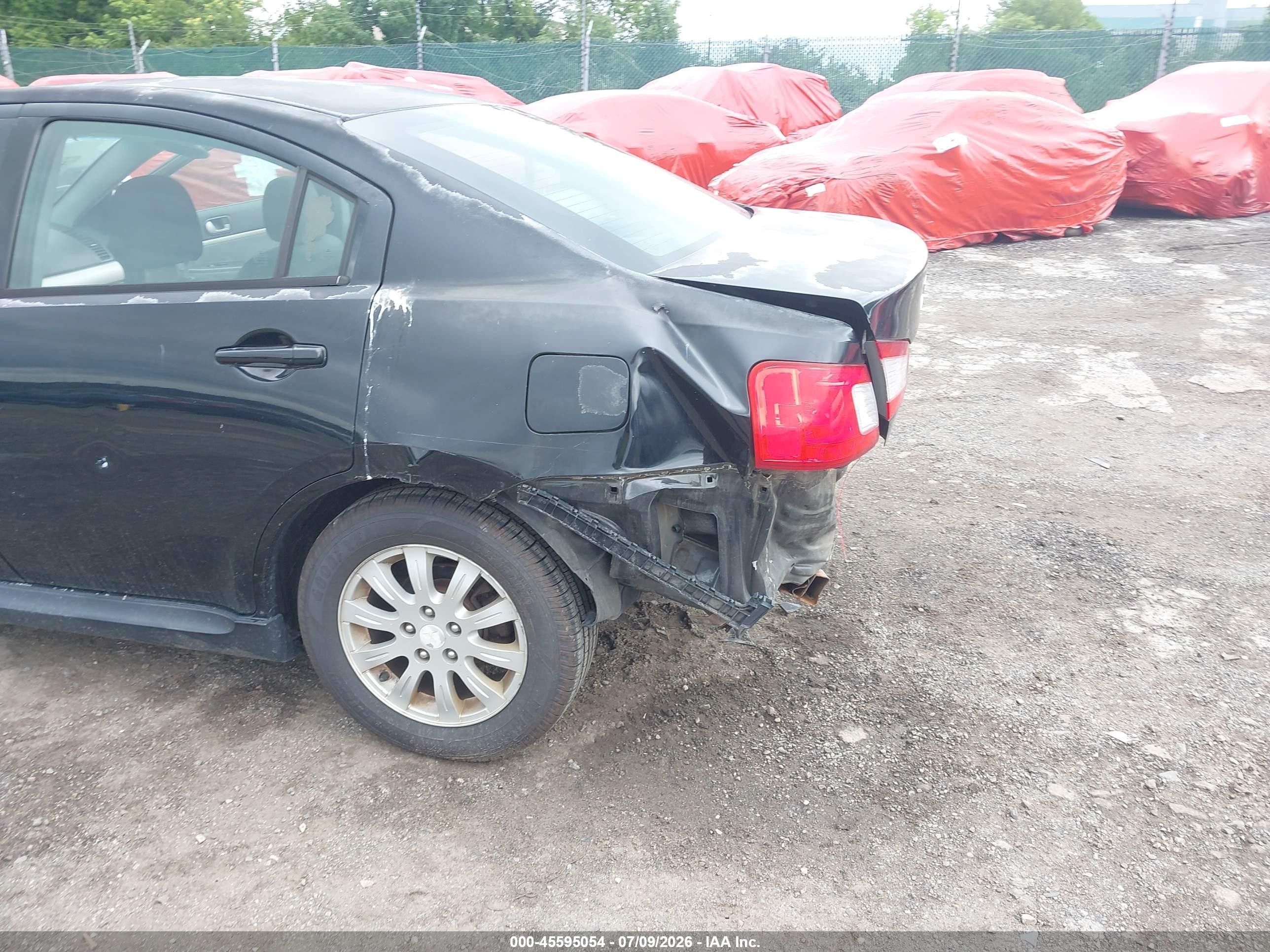 2010 Mitsubishi Galant Fe Black vin: 4A32B2FF7AE002887