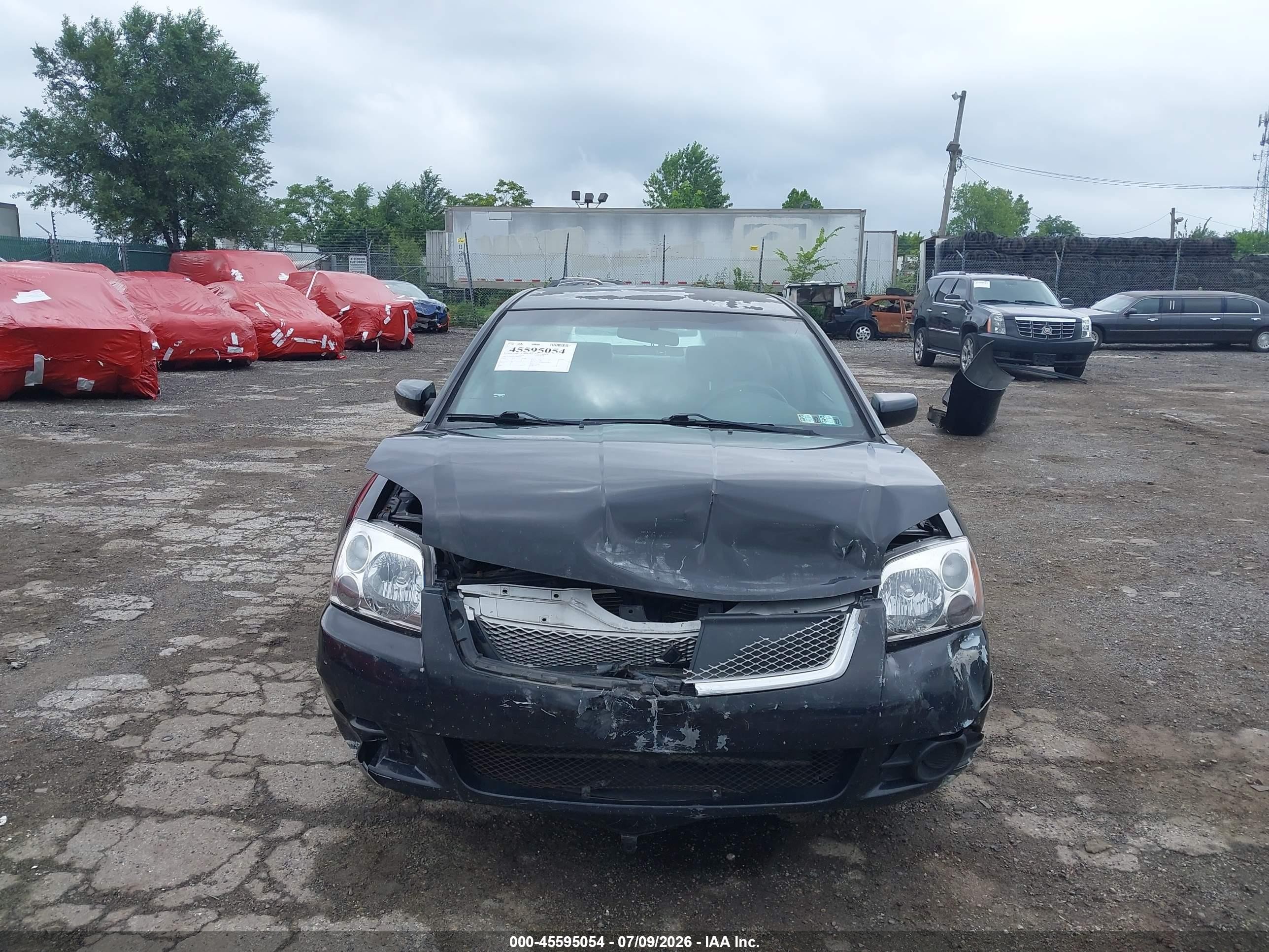 2010 Mitsubishi Galant Fe Black vin: 4A32B2FF7AE002887