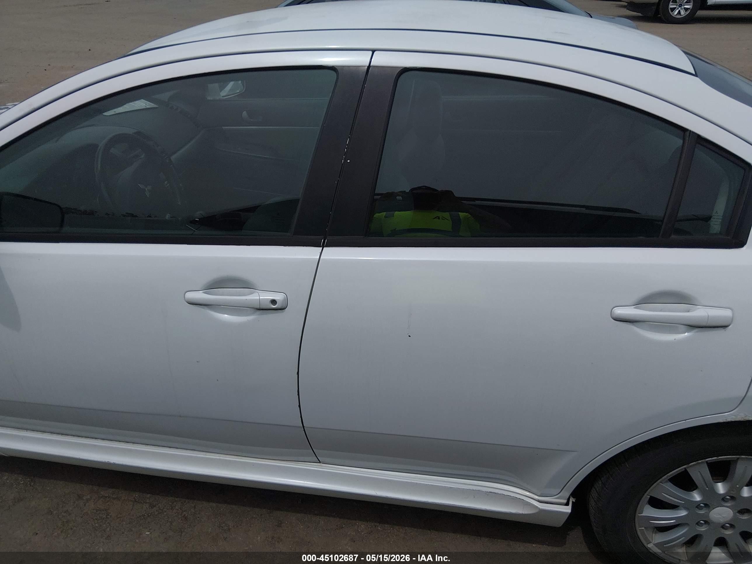 2010 Mitsubishi Galant Fe Белый vin: 4A32B2FF7AE015817