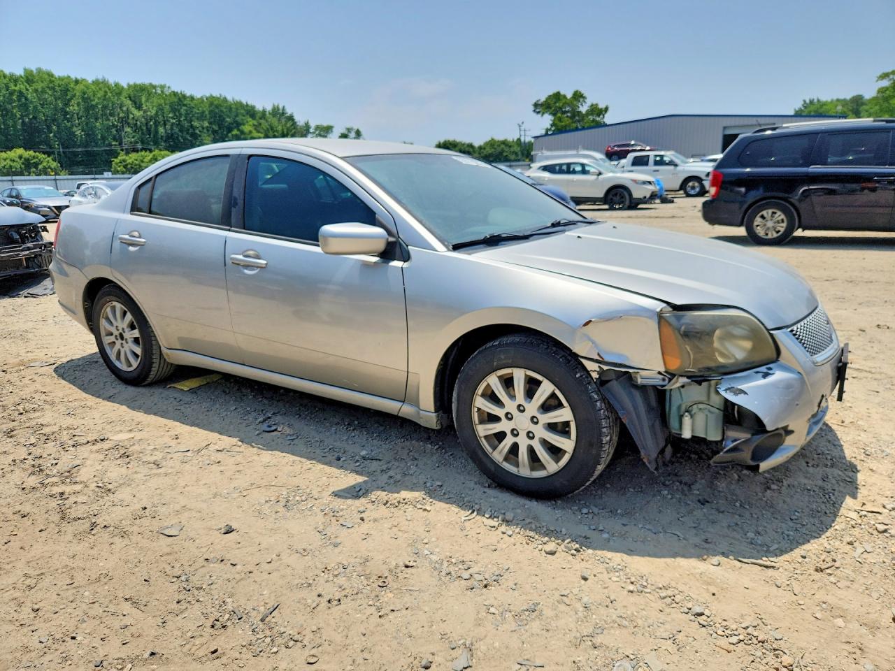 2011 Mitsubishi Galant Fe Silver vin: 4A32B2FF7BE029203