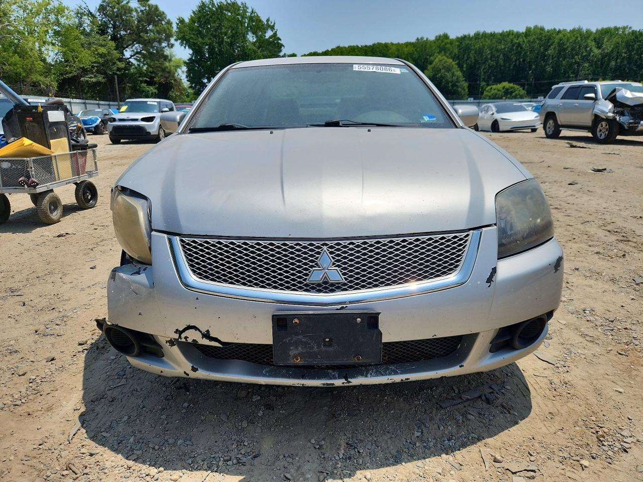 2011 Mitsubishi Galant Fe Silver vin: 4A32B2FF7BE029203