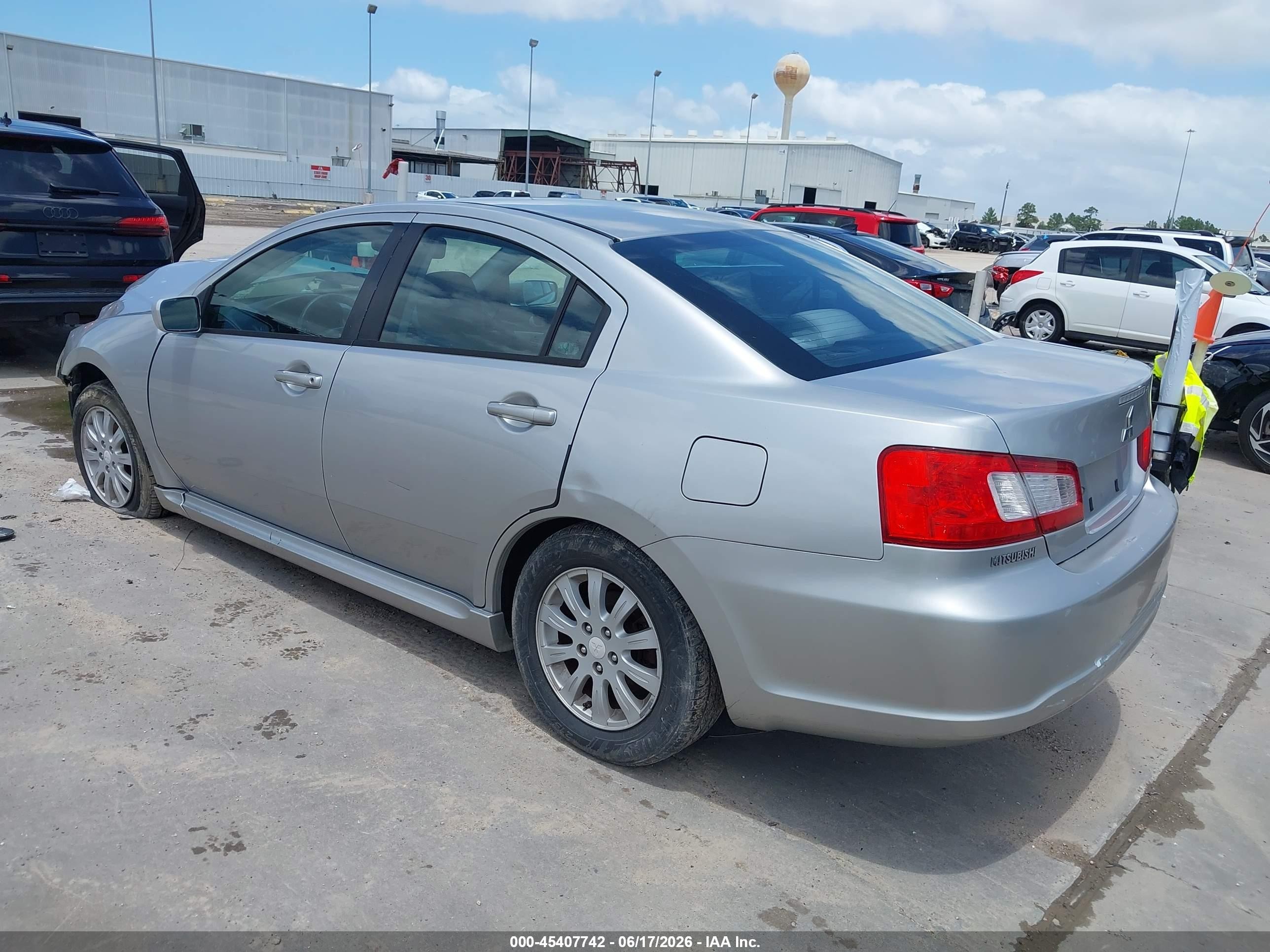 2010 Mitsubishi Galant Fe Silver vin: 4A32B2FF8AE002042