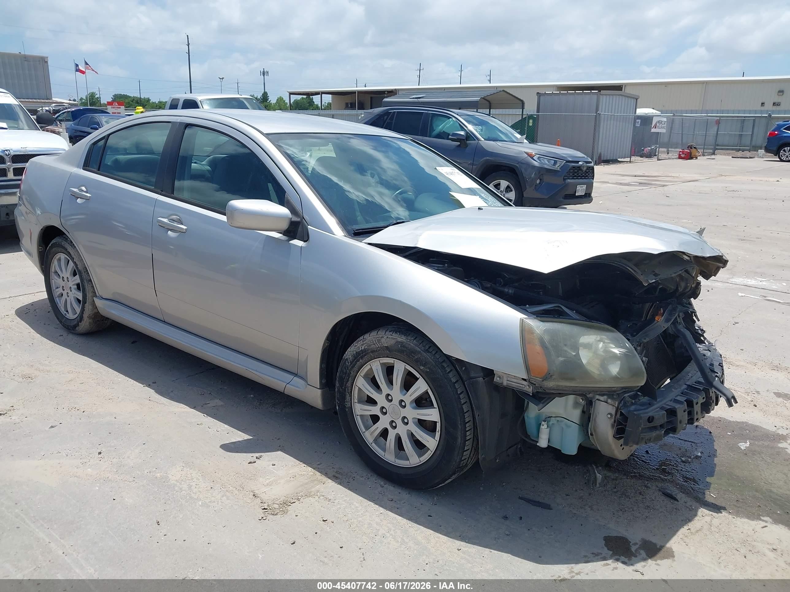 2010 Mitsubishi Galant Fe Silver vin: 4A32B2FF8AE002042