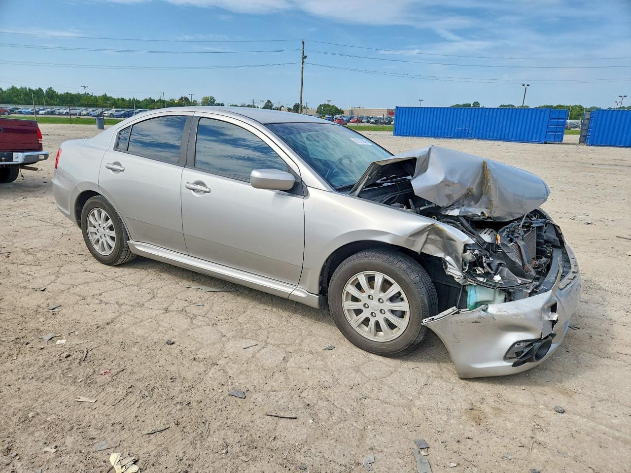 2010 Mitsubishi Galant Fe Silver vin: 4A32B2FF8AE003238