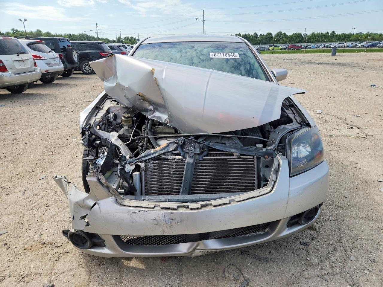 2010 Mitsubishi Galant Fe Silver vin: 4A32B2FF8AE003238