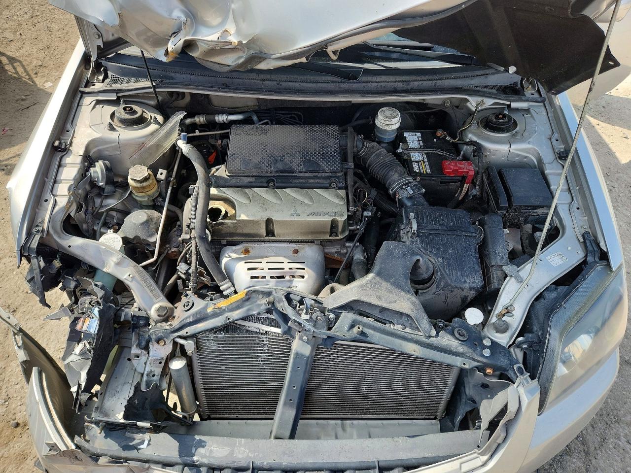 2010 Mitsubishi Galant Fe Silver vin: 4A32B2FF8AE003238