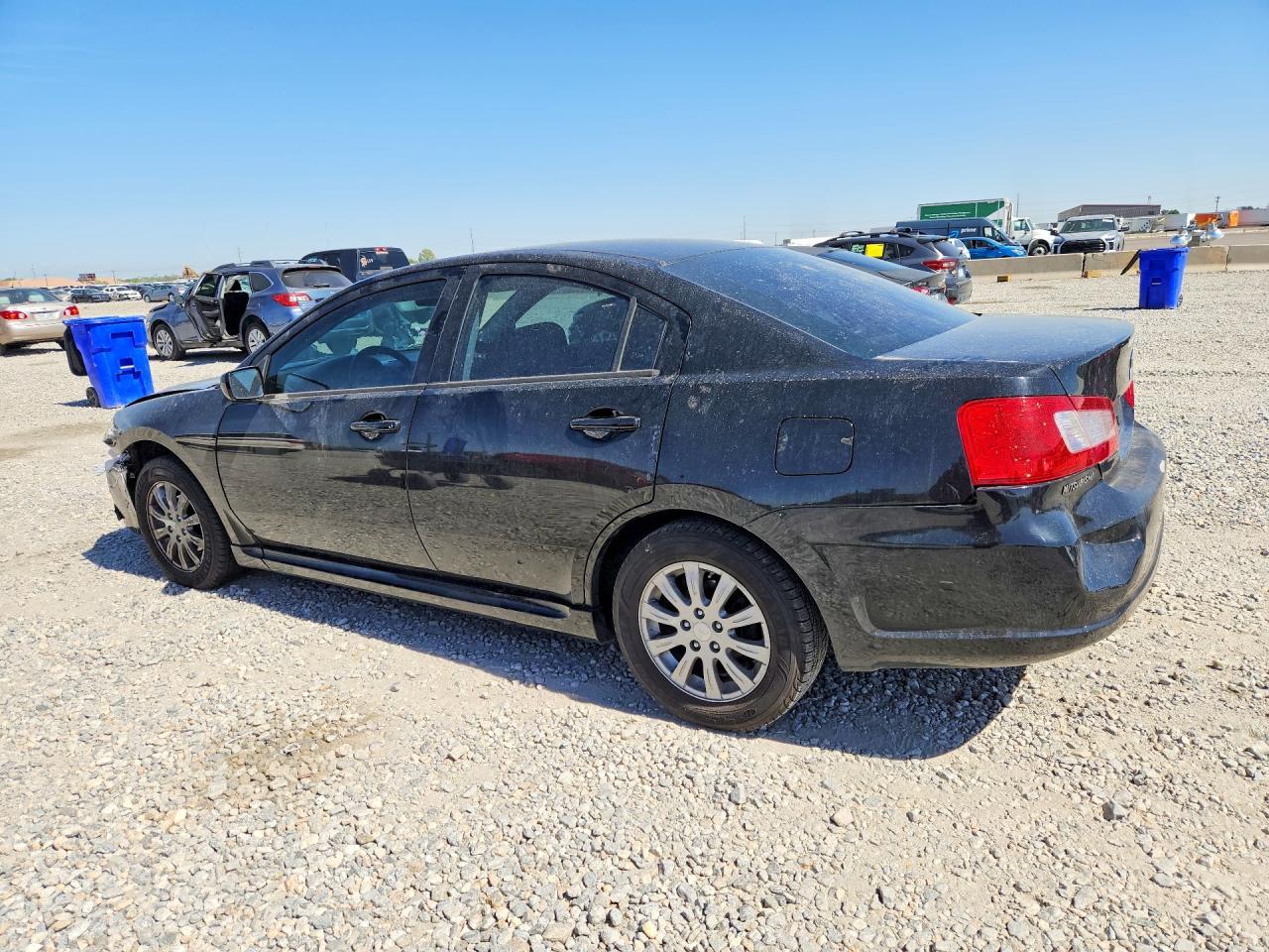 2010 Mitsubishi Galant Black vin: 4A32B2FF8AE017933