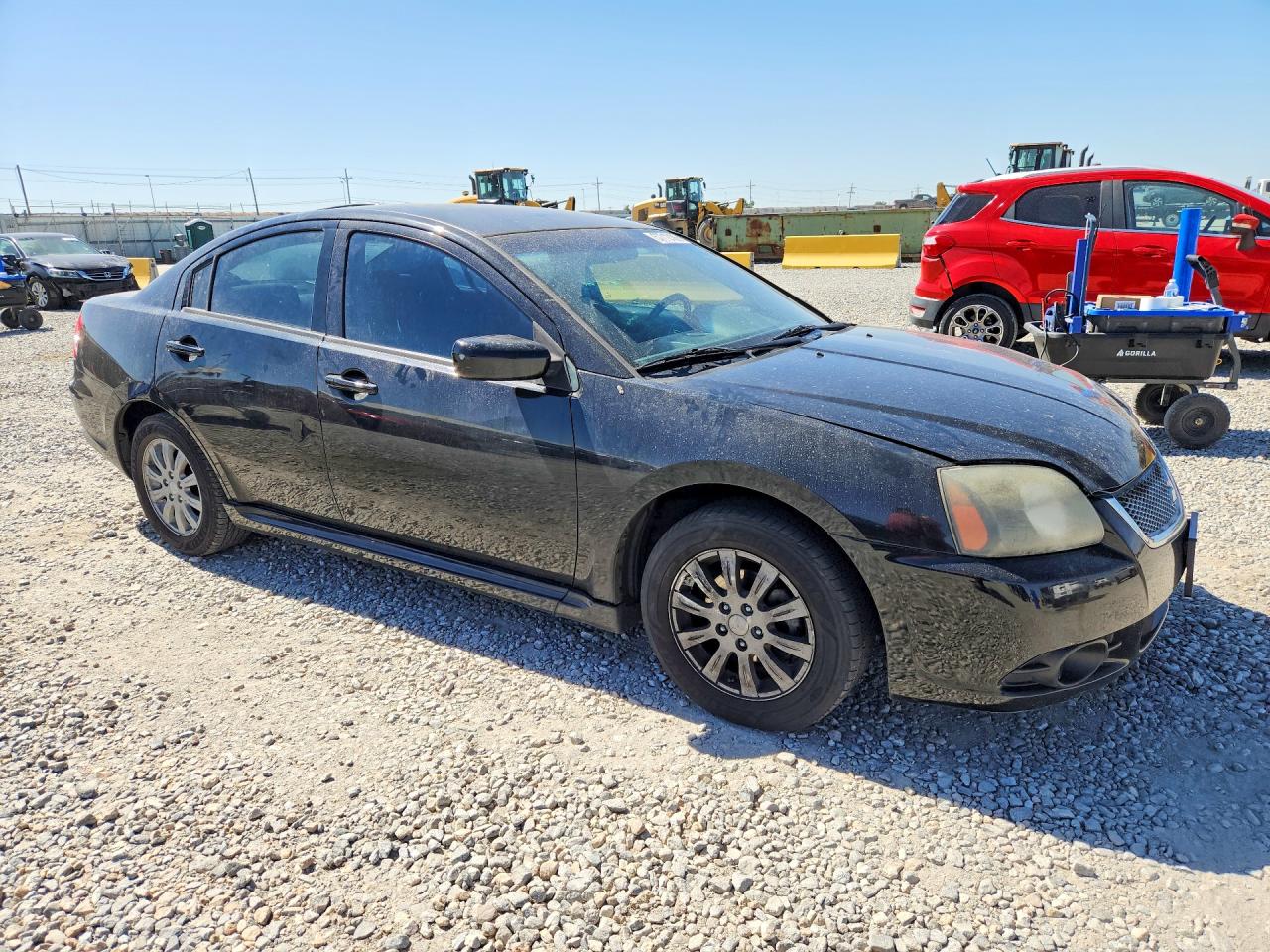 2010 Mitsubishi Galant Black vin: 4A32B2FF8AE017933