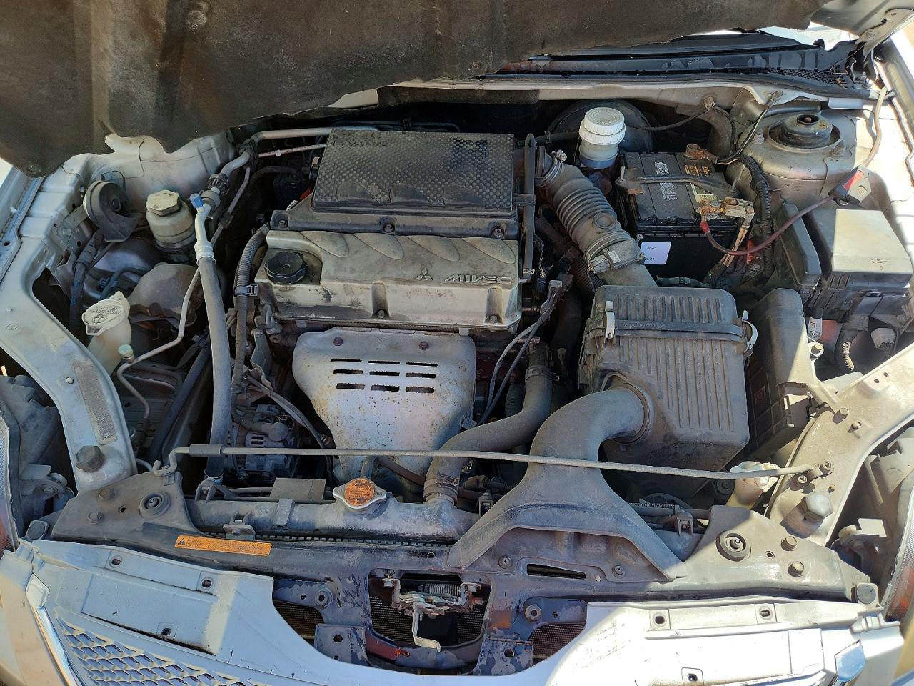 2011 Mitsubishi Galant Fe Silver vin: 4A32B2FF8BE018713