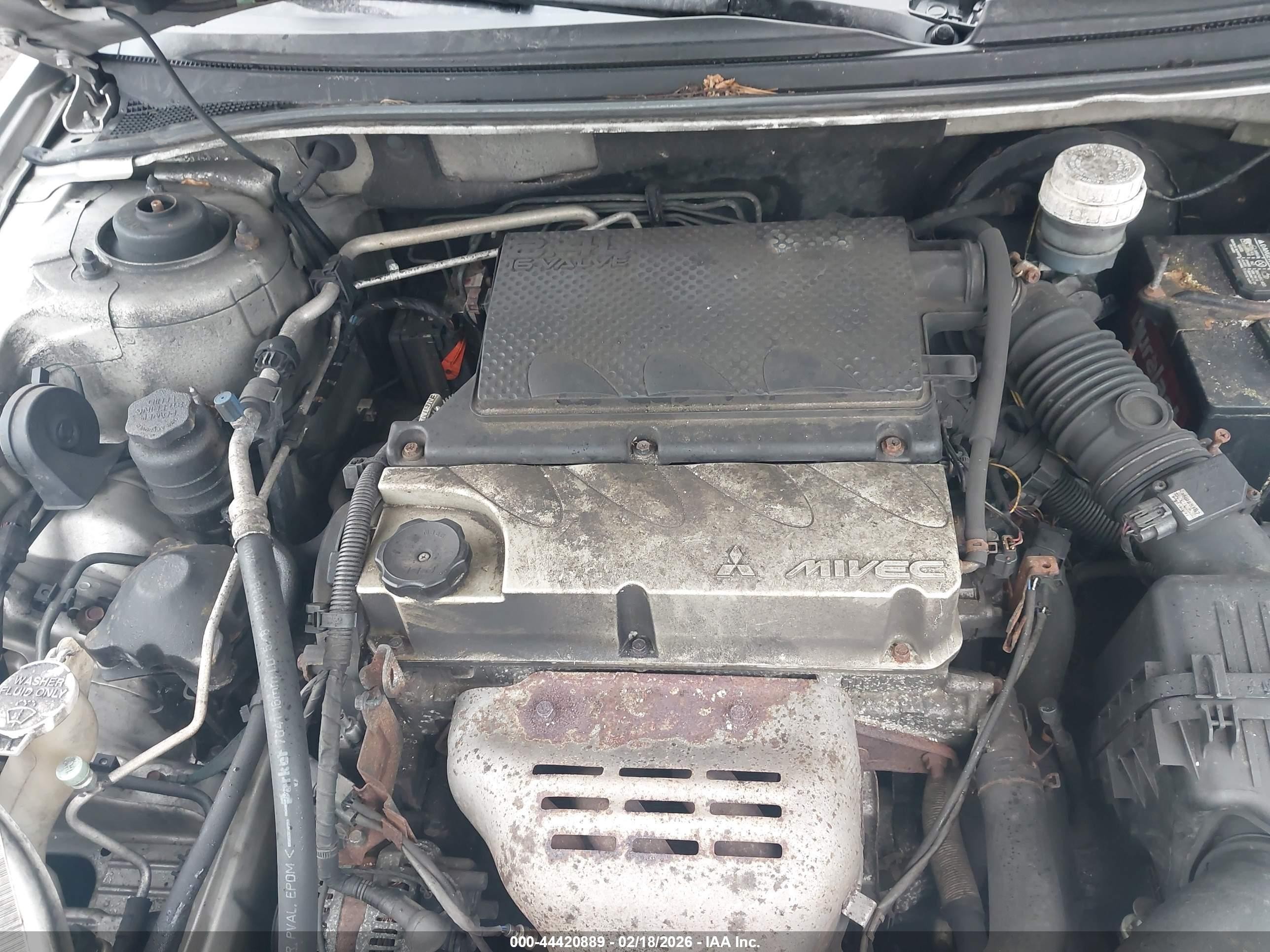 2011 Mitsubishi Galant Fe Gray vin: 4A32B2FF8BE021854