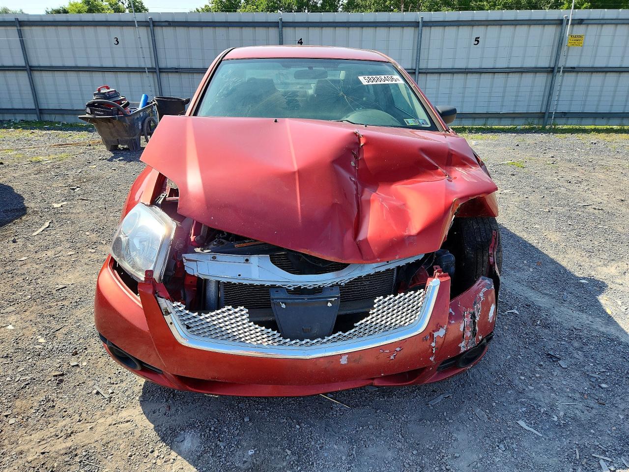 2012 Mitsubishi Galant Fe Red vin: 4A32B2FF8CE021192