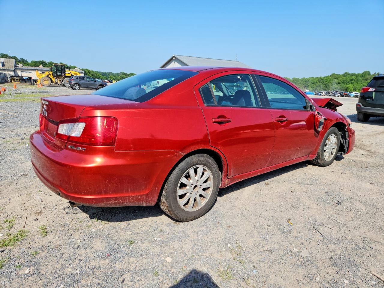2012 Mitsubishi Galant Fe Red vin: 4A32B2FF8CE021192