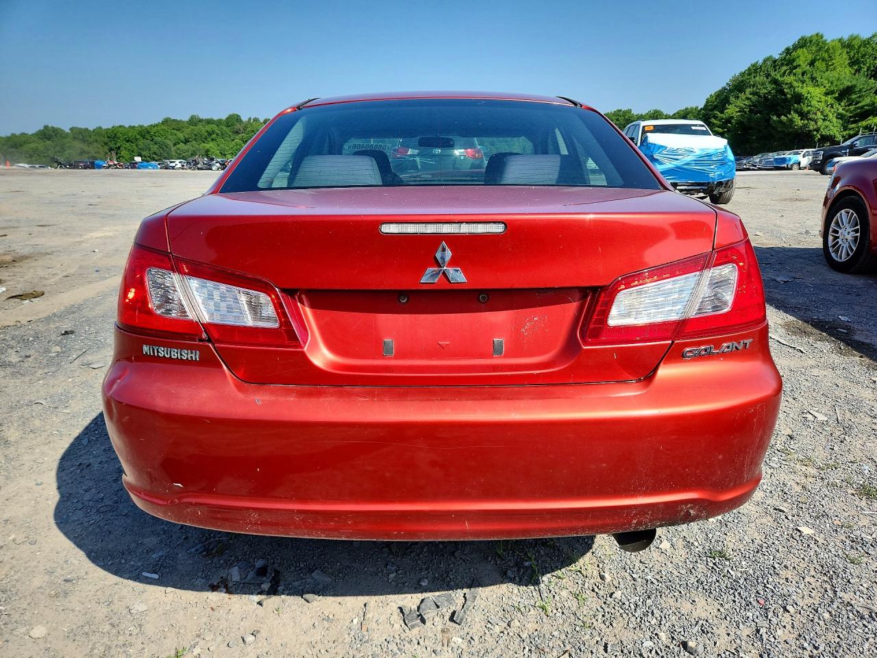 2012 Mitsubishi Galant Fe Red vin: 4A32B2FF8CE021192
