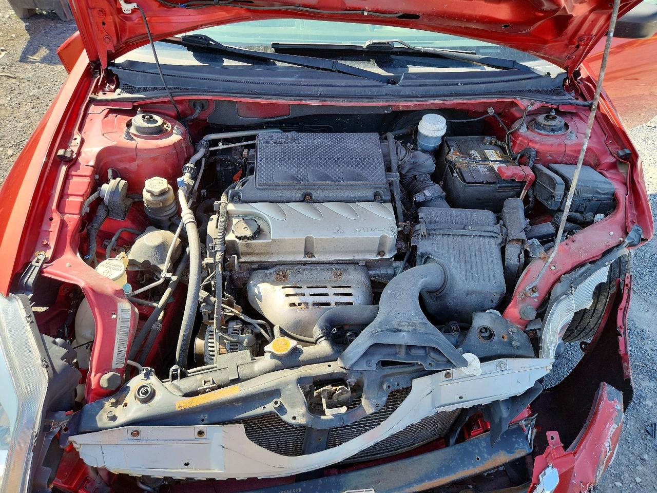 2012 Mitsubishi Galant Fe Red vin: 4A32B2FF8CE021192