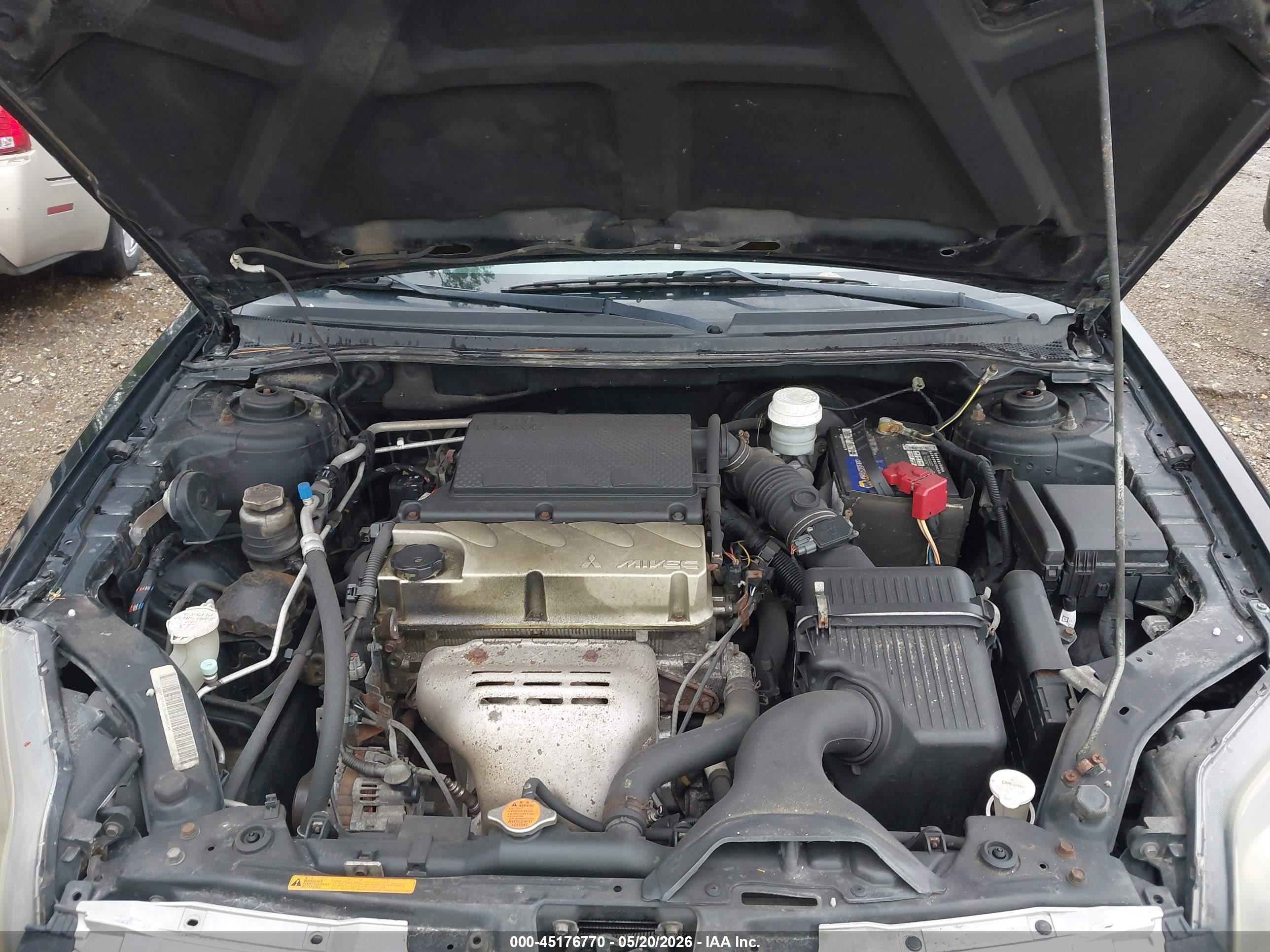 2011 Mitsubishi Galant Fe Черный vin: 4A32B2FF9BE019806