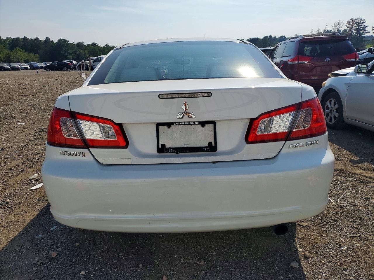 2011 Mitsubishi Galant Es Белый vin: 4A32B3FF0BE017271